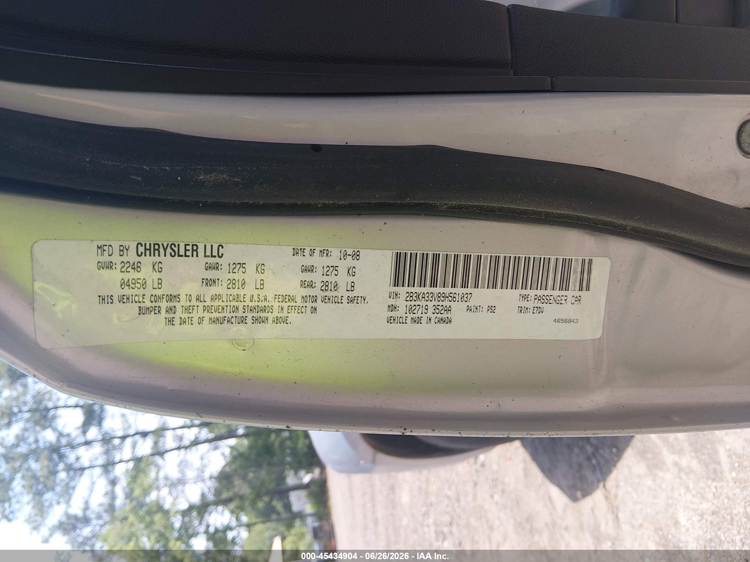 2009 Dodge Charger Sxt Серый vin: 2B3KA33V89H561037