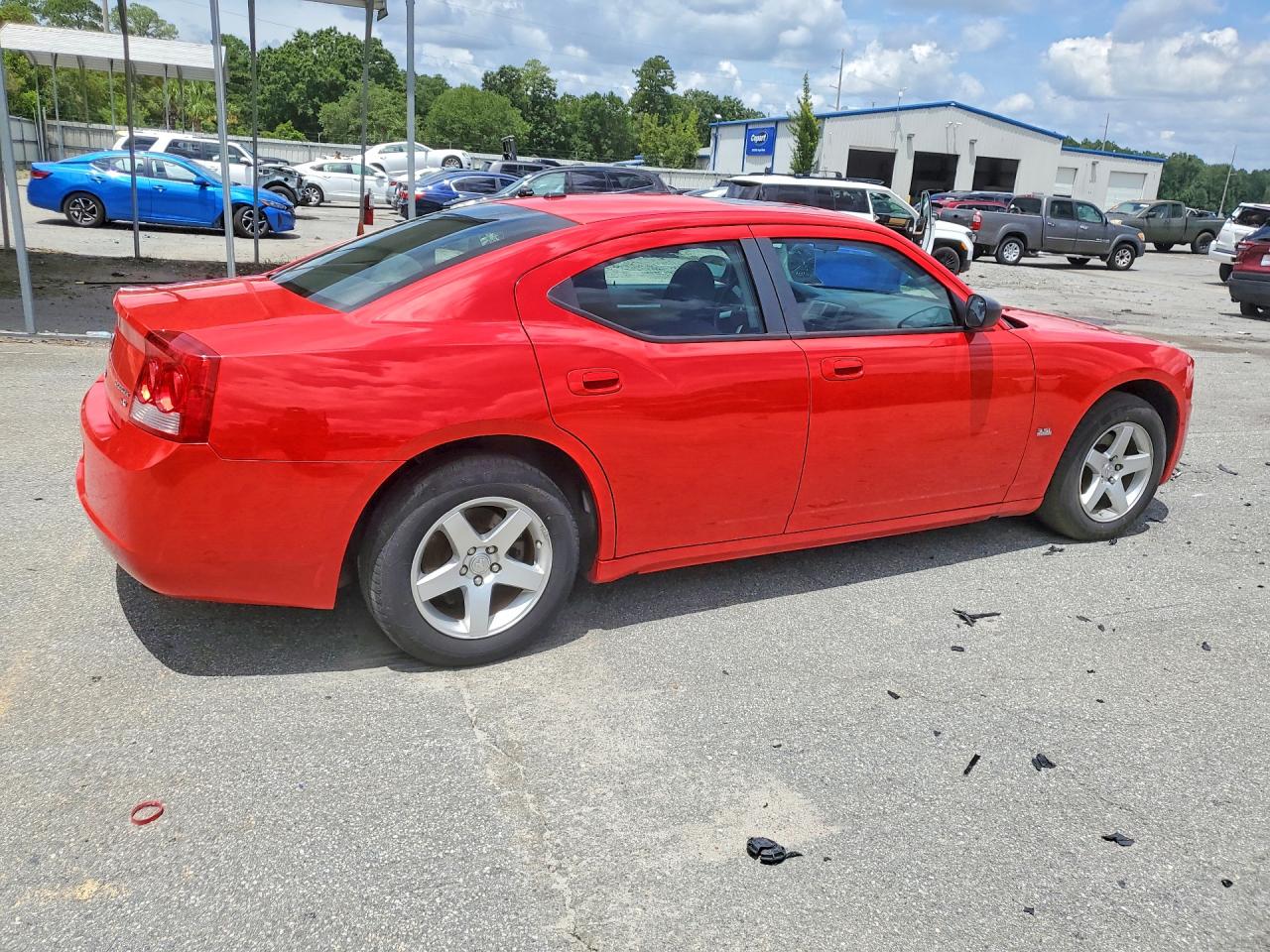 2009 Dodge Charger Sxt Red vin: 2B3KA33V89H617803