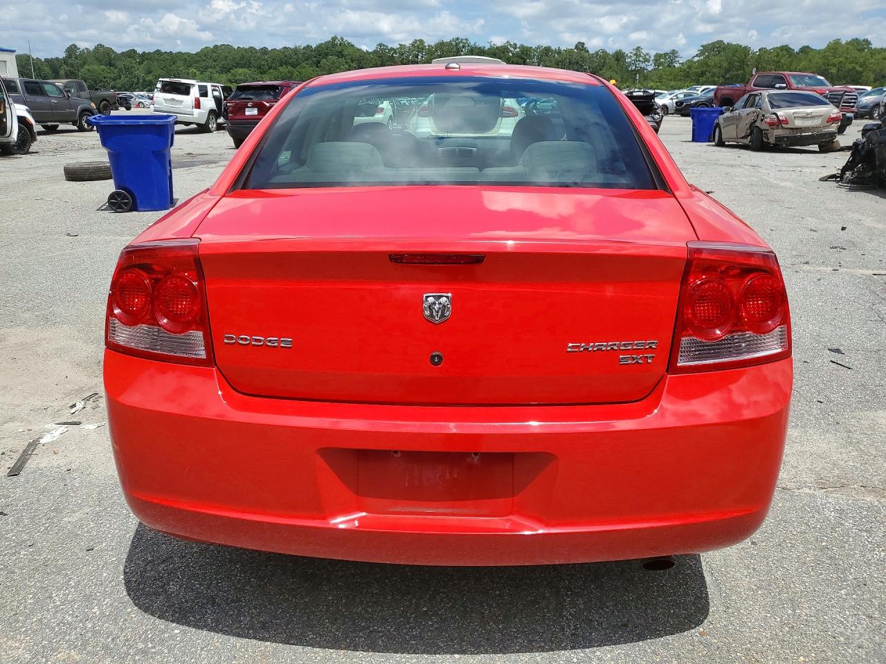 2009 Dodge Charger Sxt Red vin: 2B3KA33V89H617803