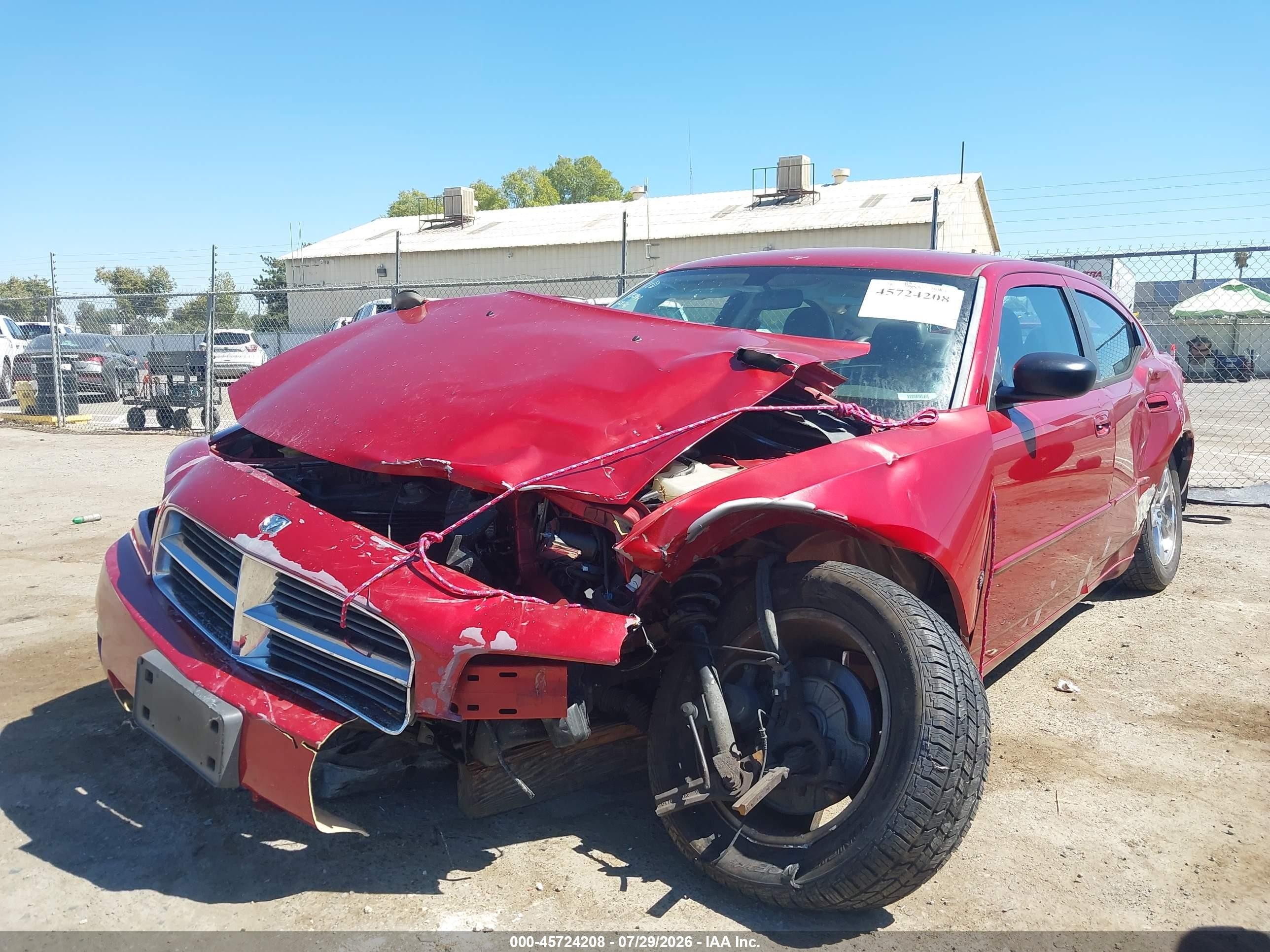 2009 Dodge Charger Sxt Red vin: 2B3KA33VX9H503835