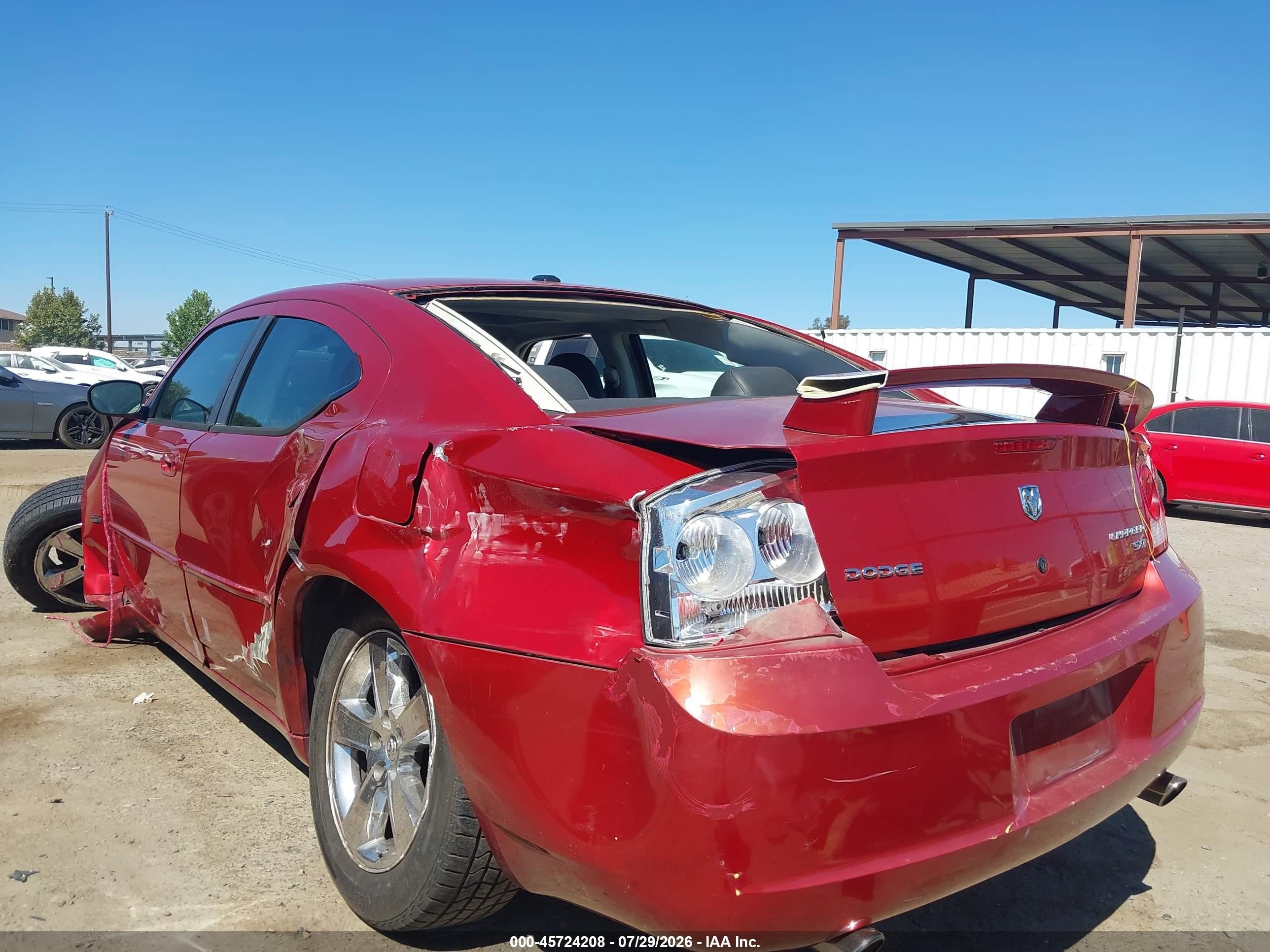2009 Dodge Charger Sxt Red vin: 2B3KA33VX9H503835