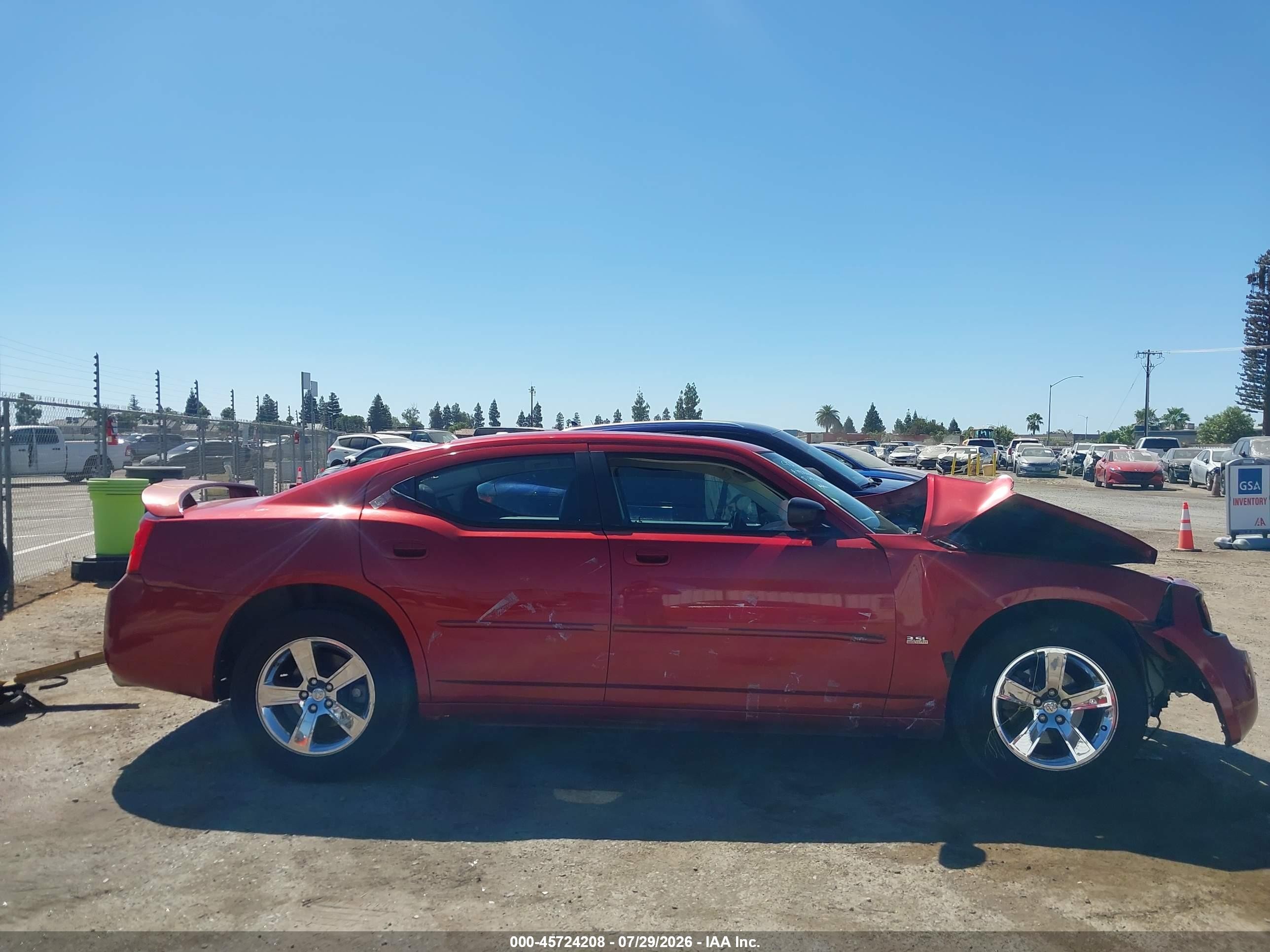 2009 Dodge Charger Sxt Red vin: 2B3KA33VX9H503835