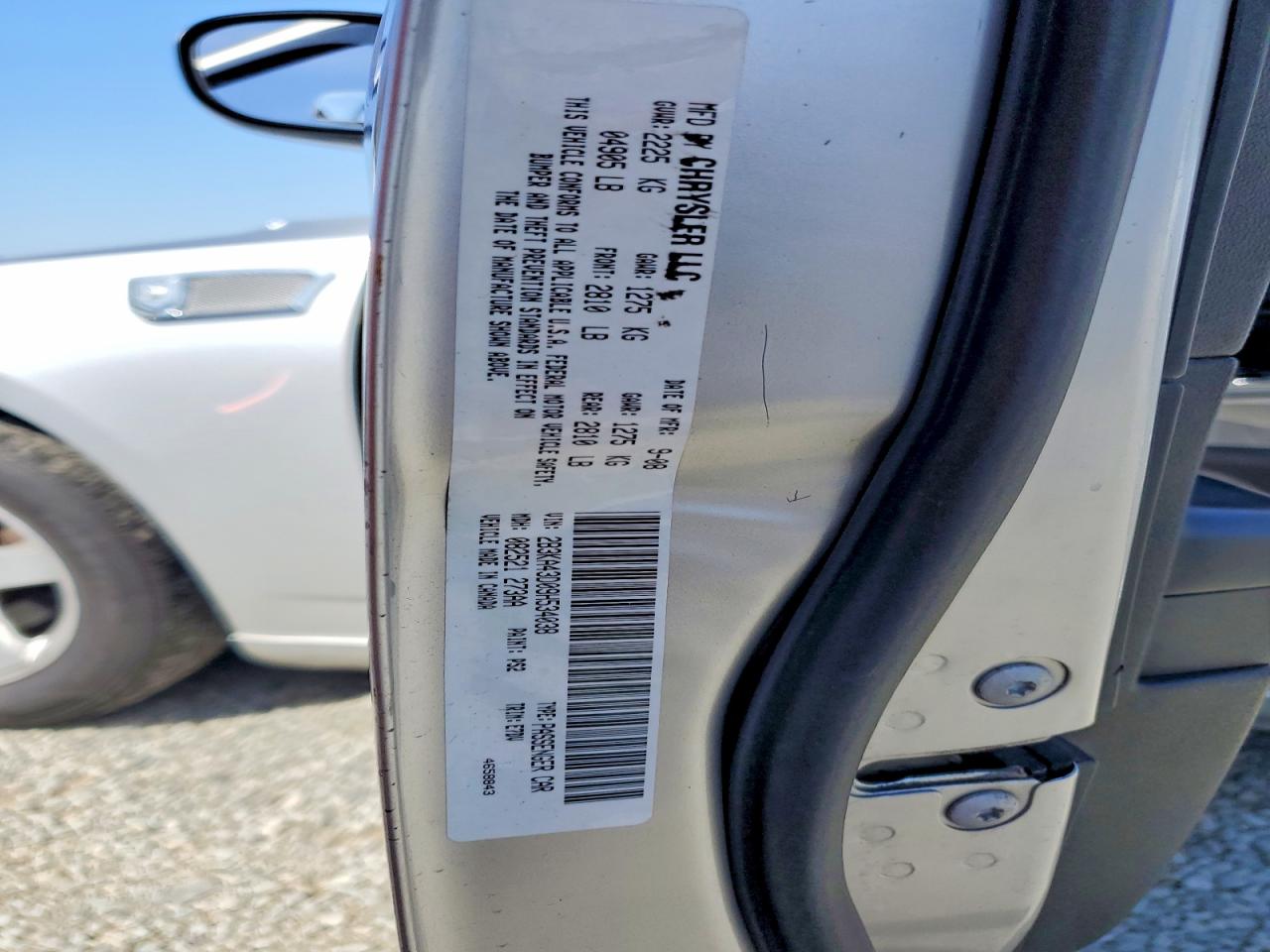 2009 Dodge Charger Silver vin: 2B3KA43D09H534038