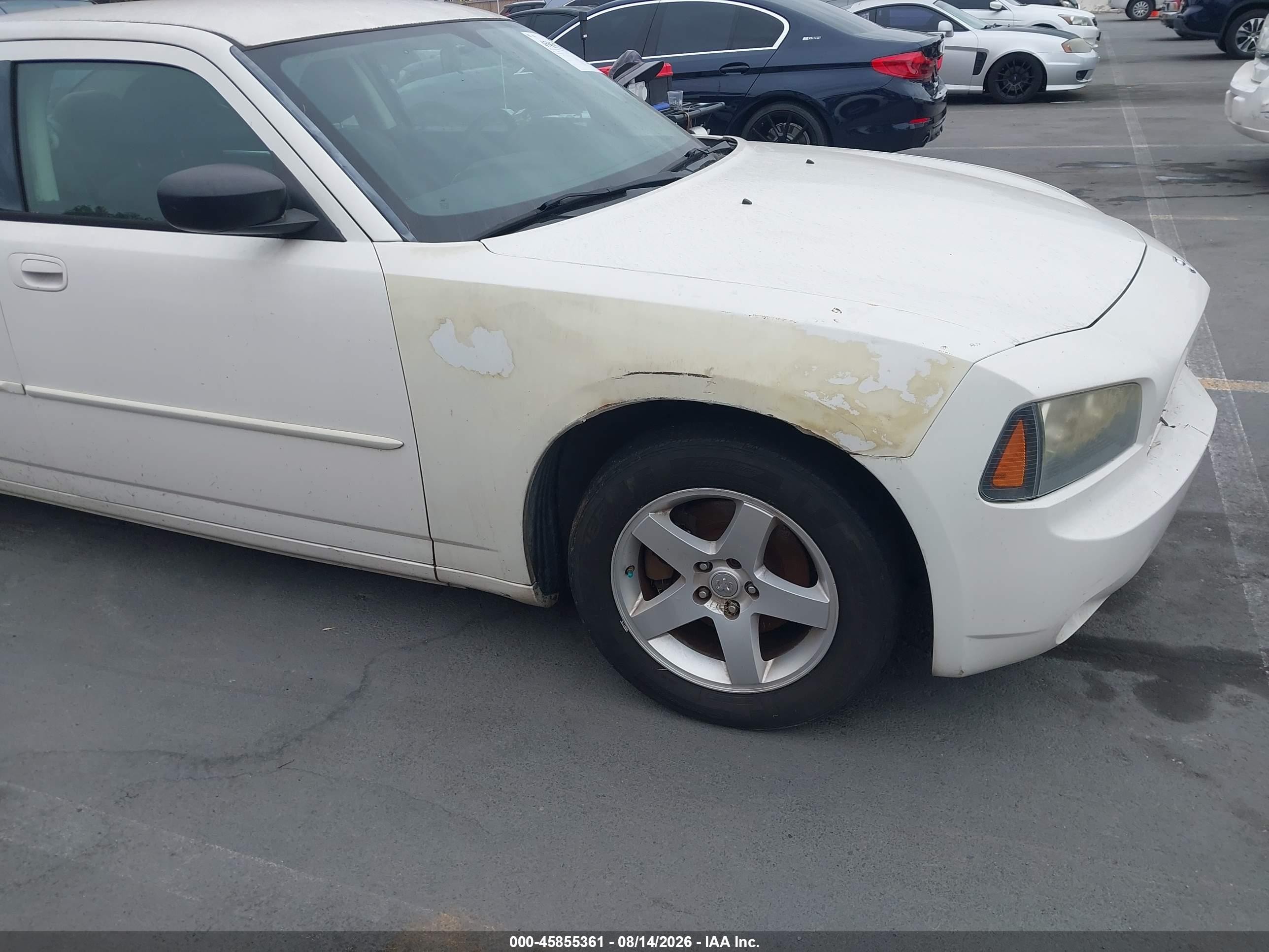 2009 Dodge Charger Se White vin: 2B3KA43D19H531004
