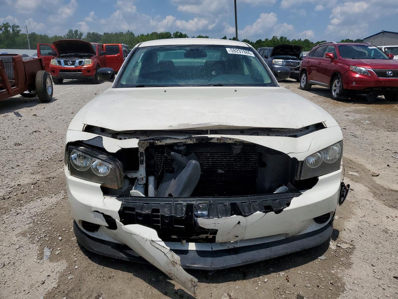 2009 Dodge Charger Белый vin: 2B3KA43D19H555187