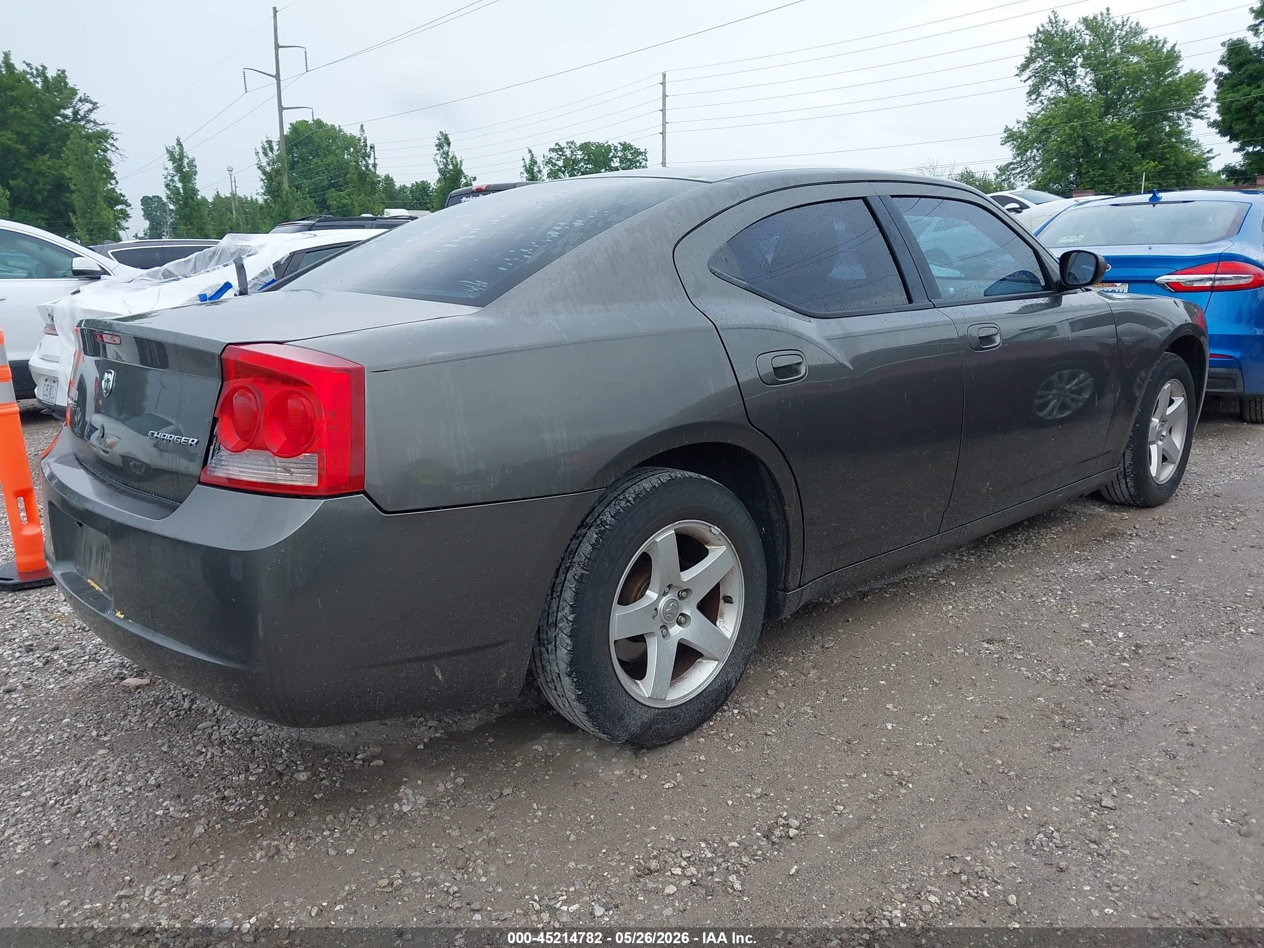 2009 Dodge Charger Se Gray vin: 2B3KA43D69H576942