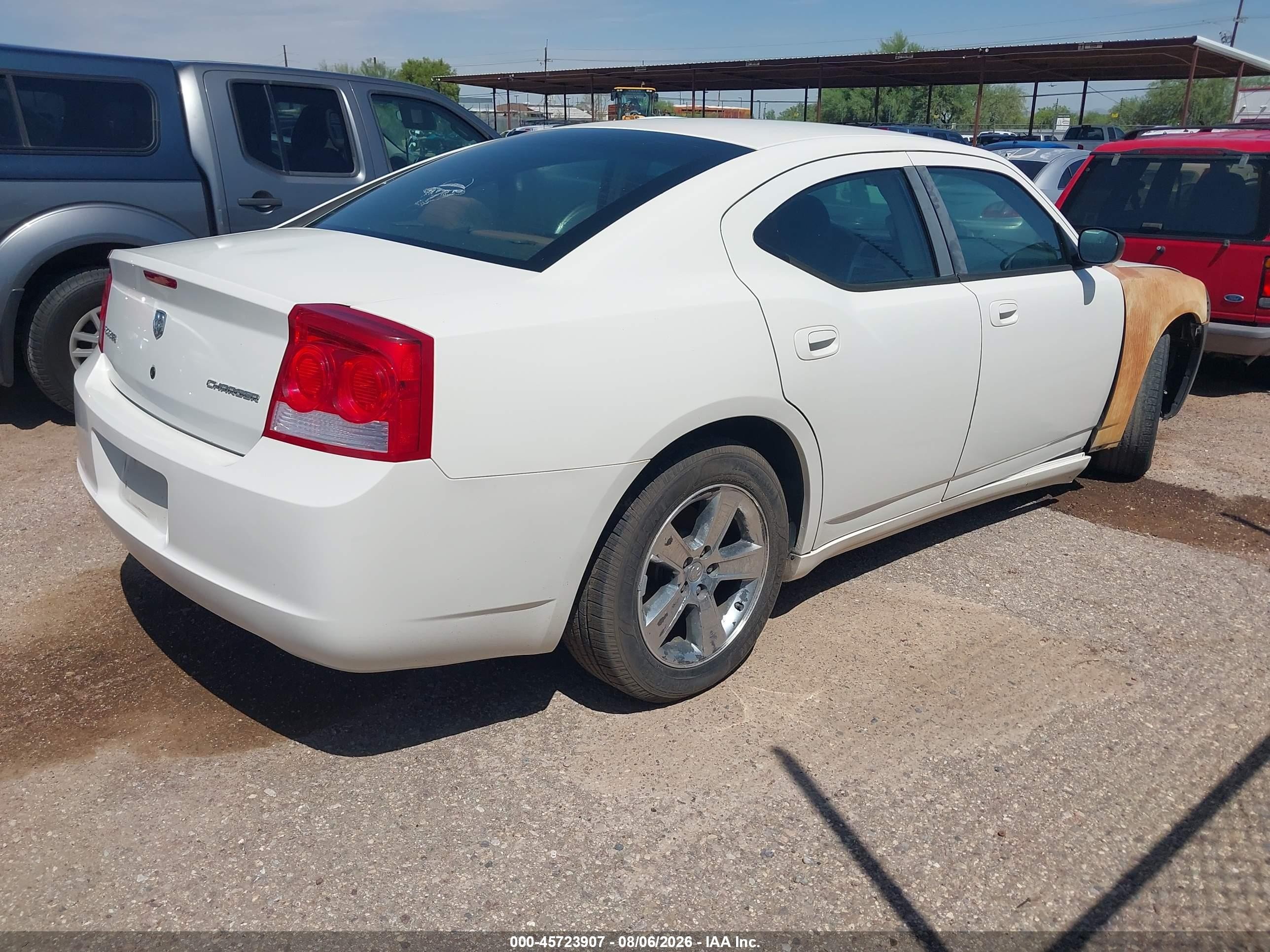 2009 Dodge Charger Se White vin: 2B3KA43D69H582062