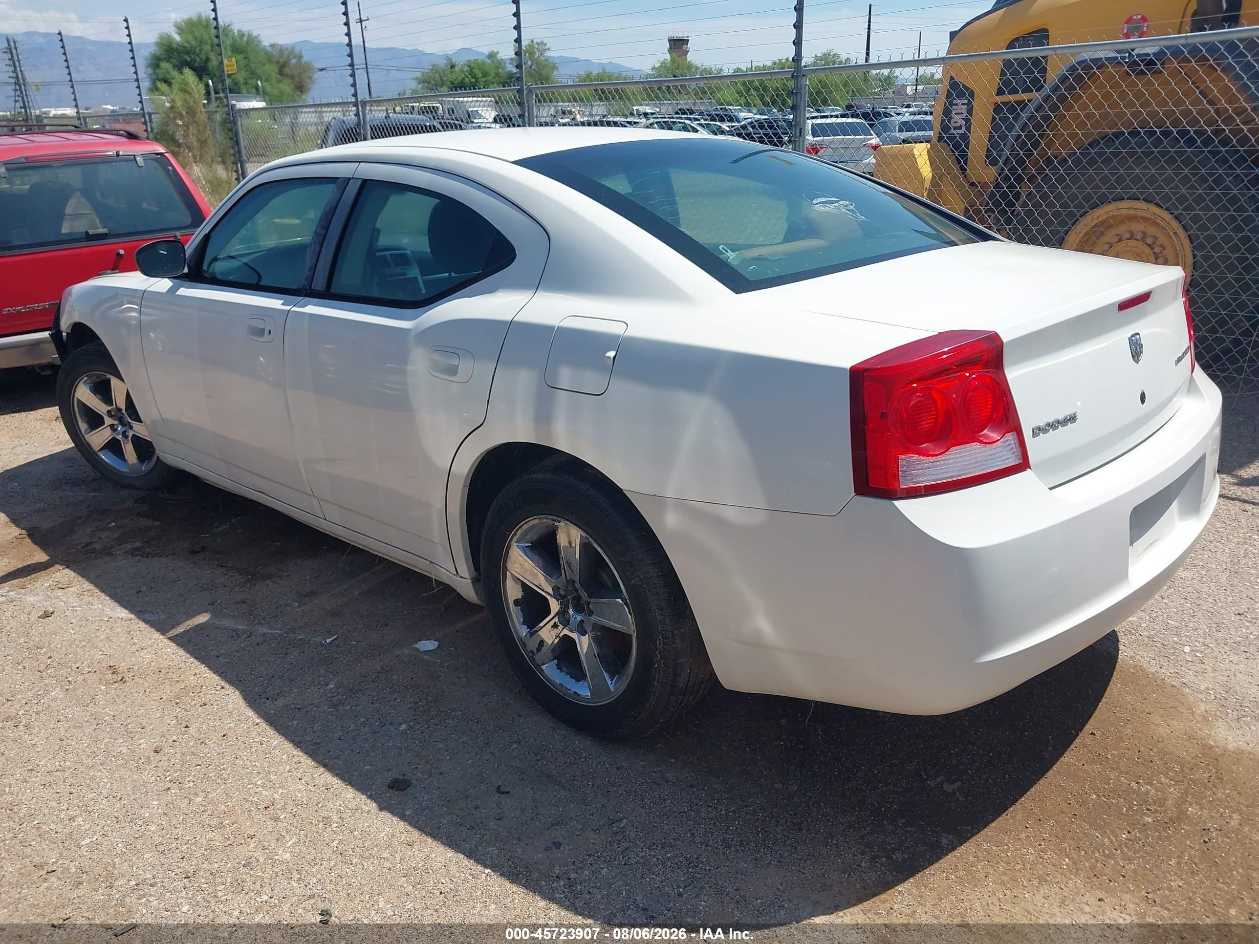 2009 Dodge Charger Se White vin: 2B3KA43D69H582062