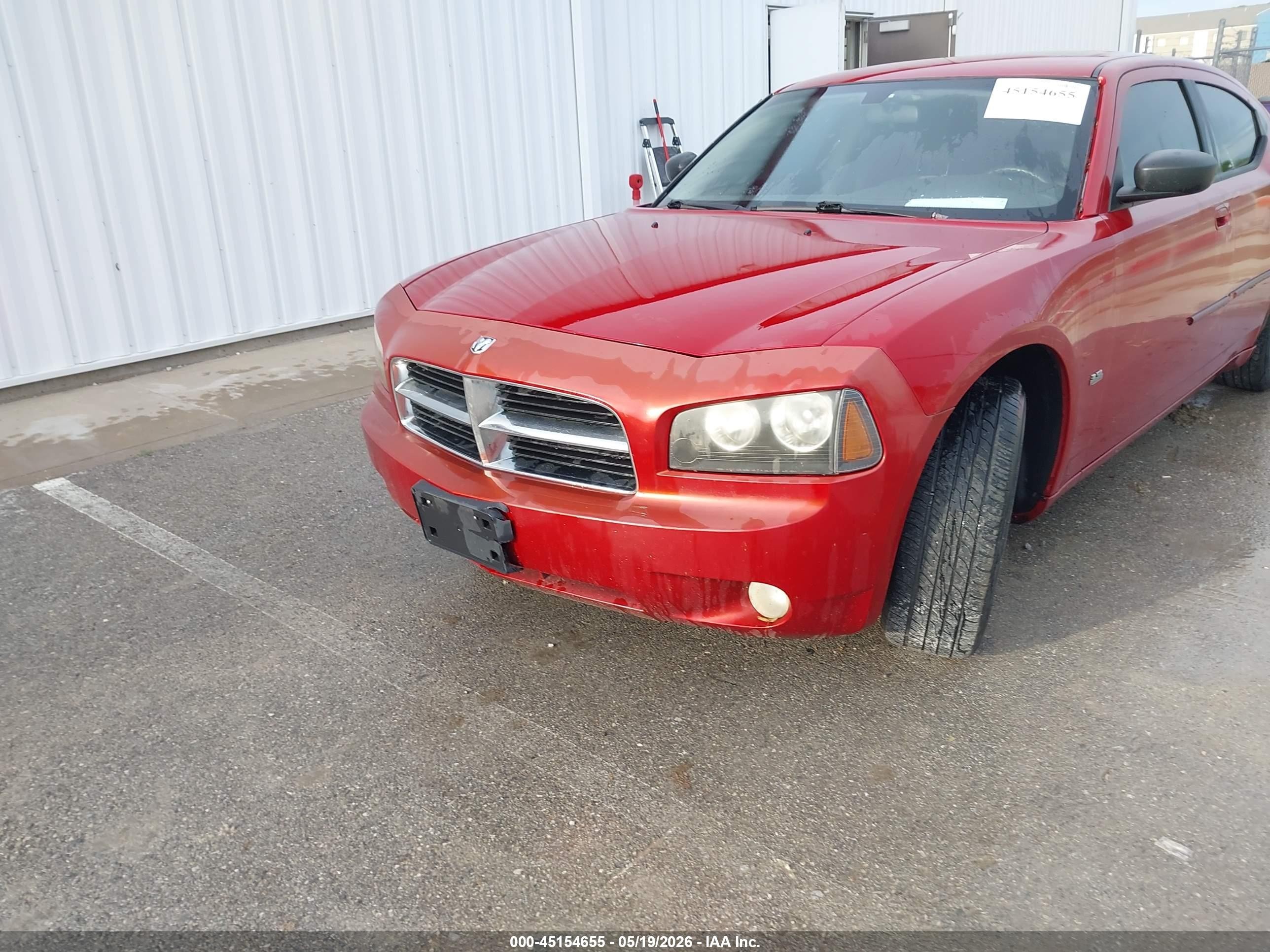 2007 Dodge Charger   Red vin: 2B3KA43G07H601938