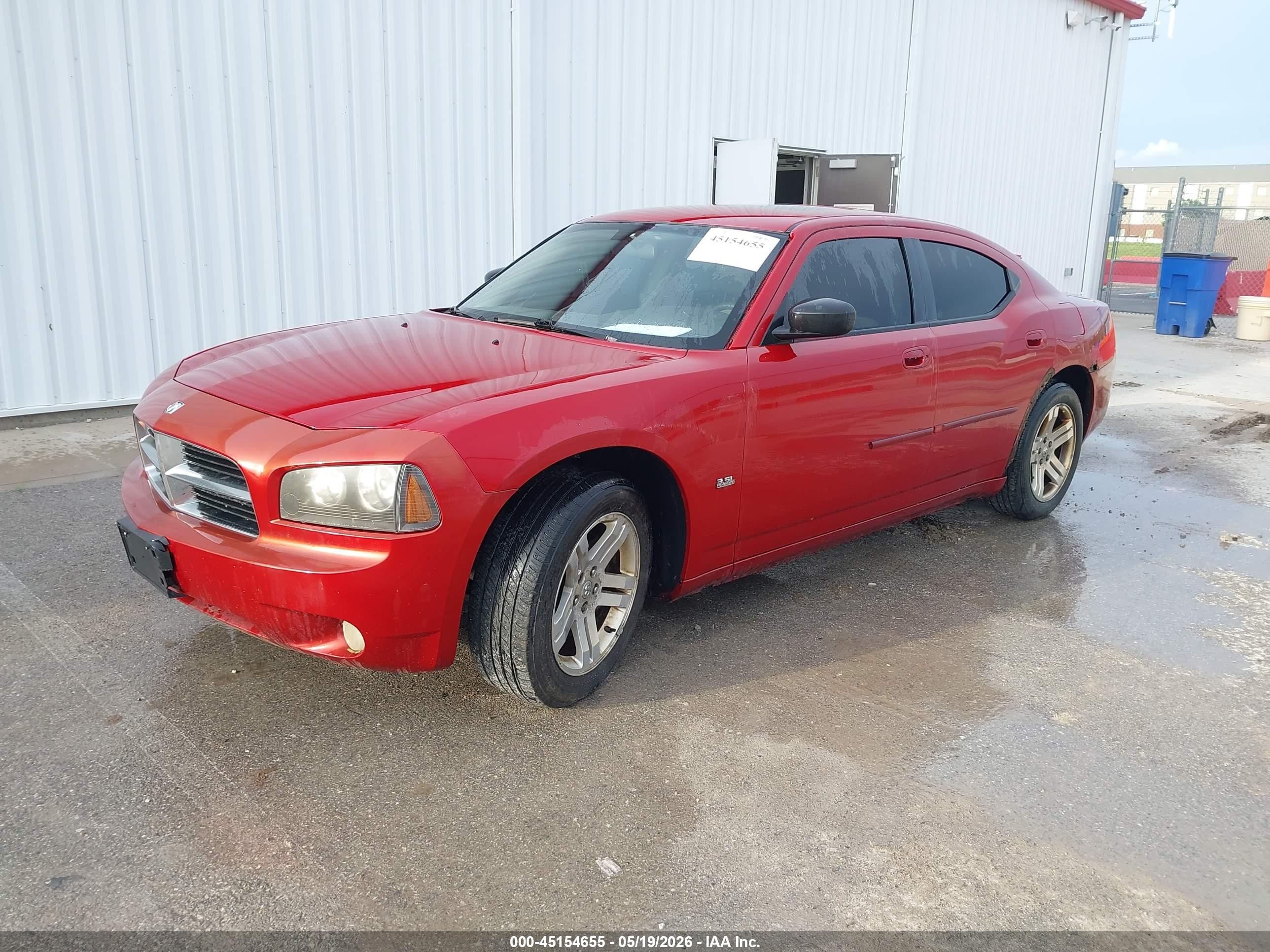 2007 Dodge Charger   Red vin: 2B3KA43G07H601938