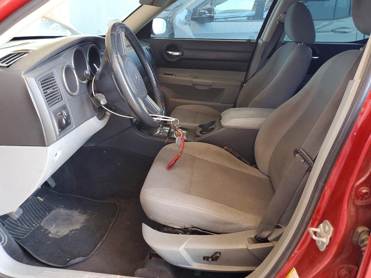 2007 Dodge Charger Se Red vin: 2B3KA43G07H680396