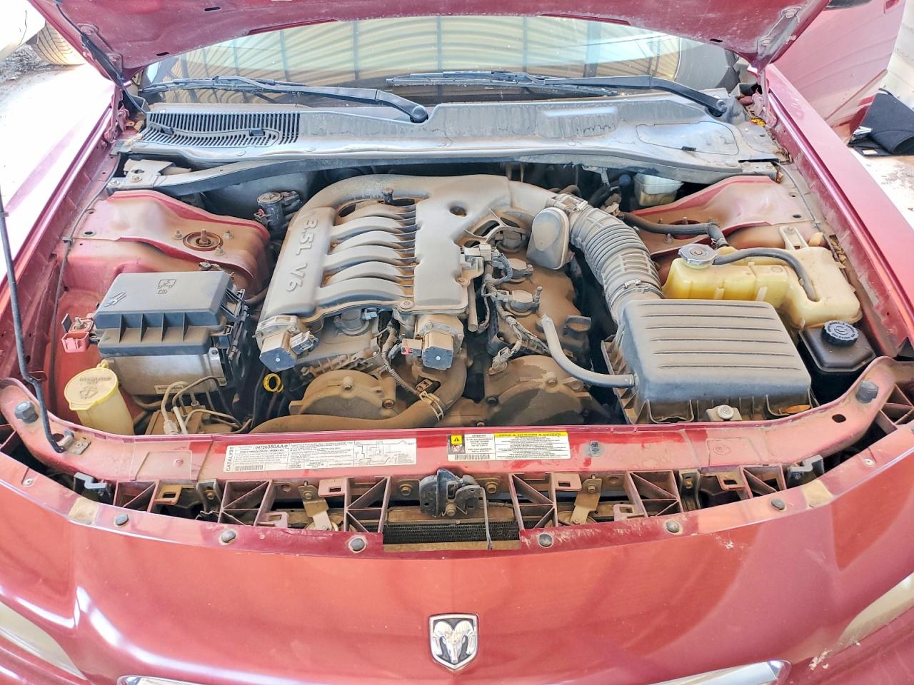 2007 Dodge Charger Se Red vin: 2B3KA43G07H680396