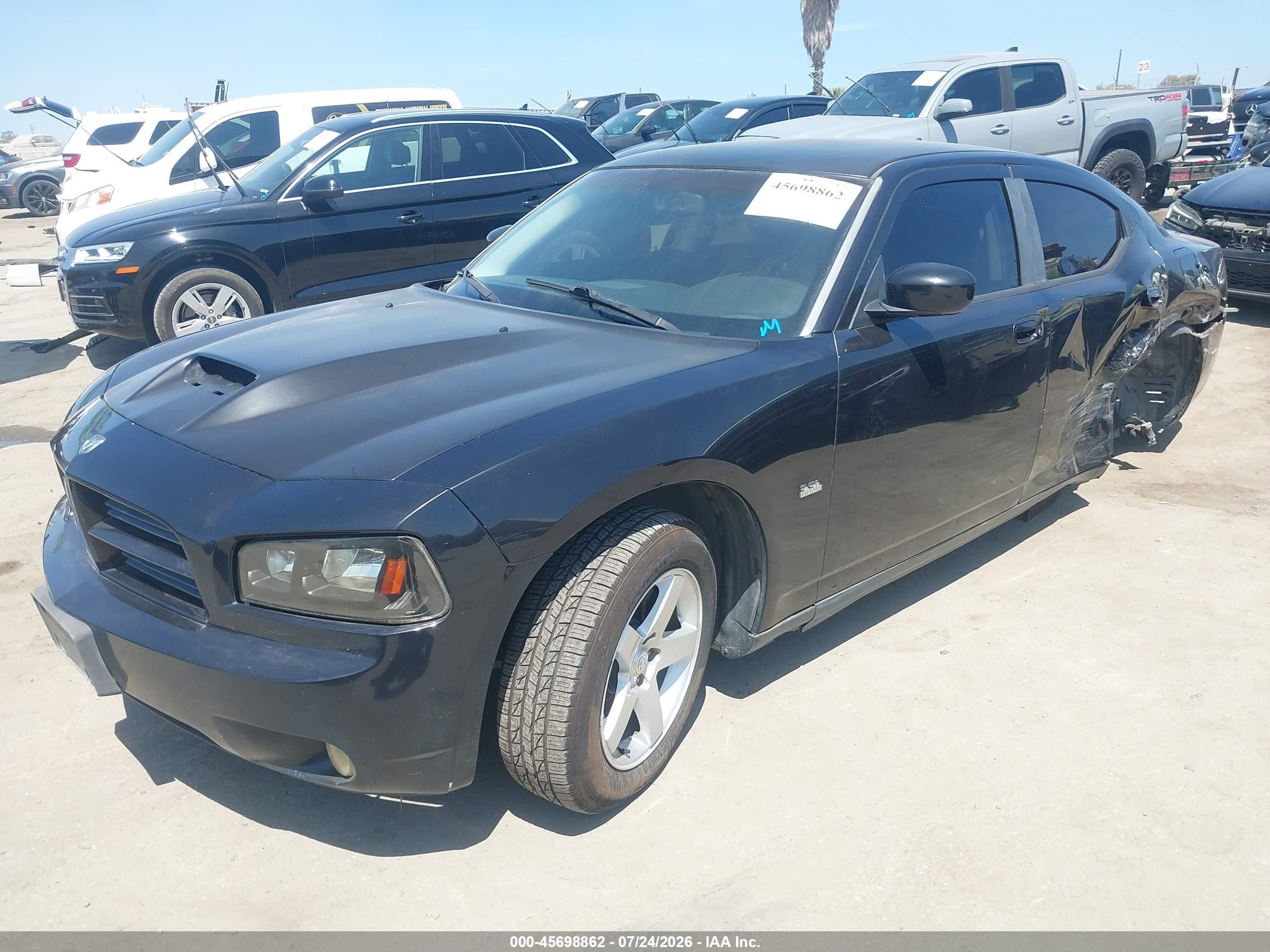 2008 Dodge Charger   Черный vin: 2B3KA43G08H181843