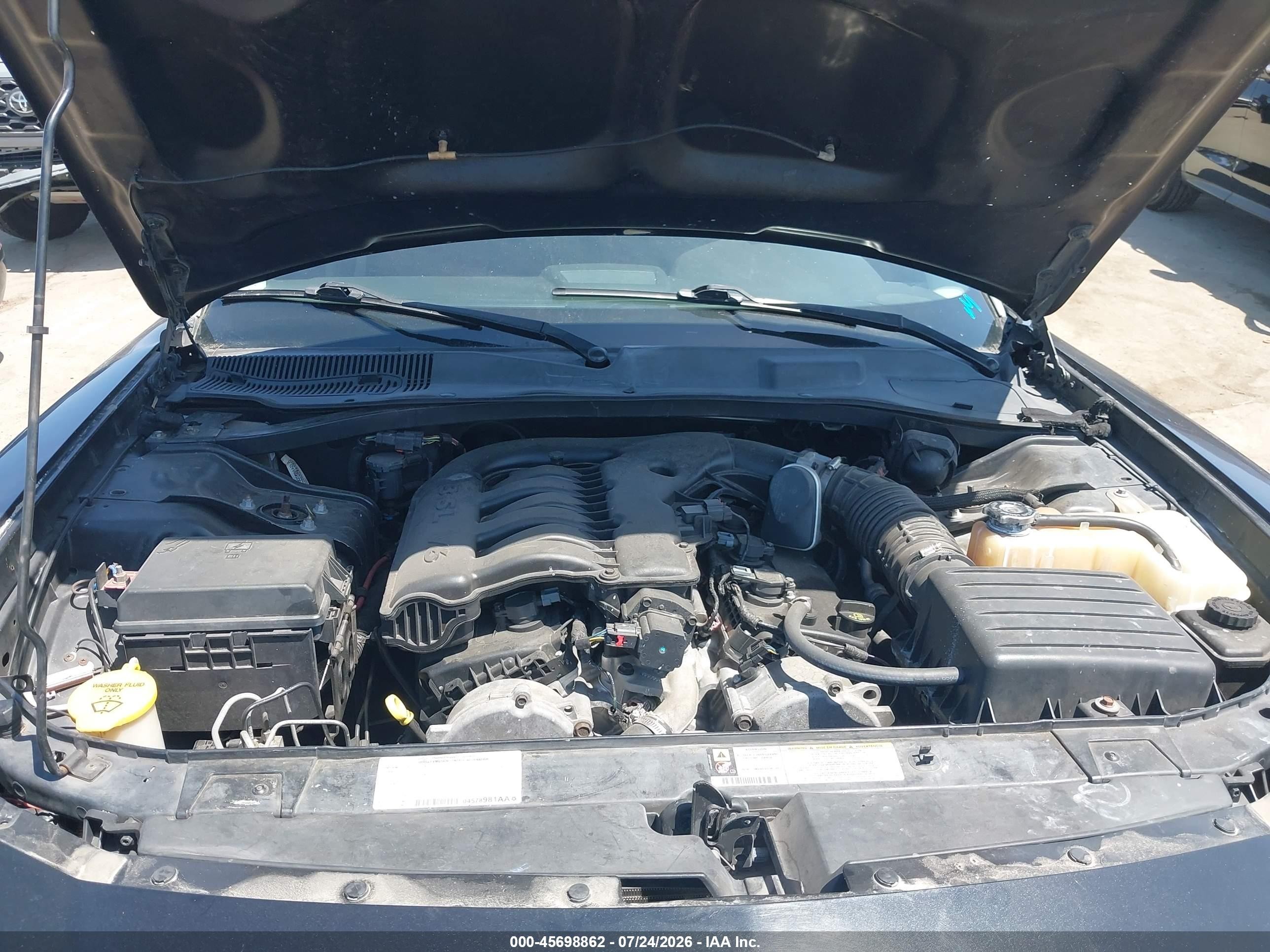 2008 Dodge Charger   Черный vin: 2B3KA43G08H181843