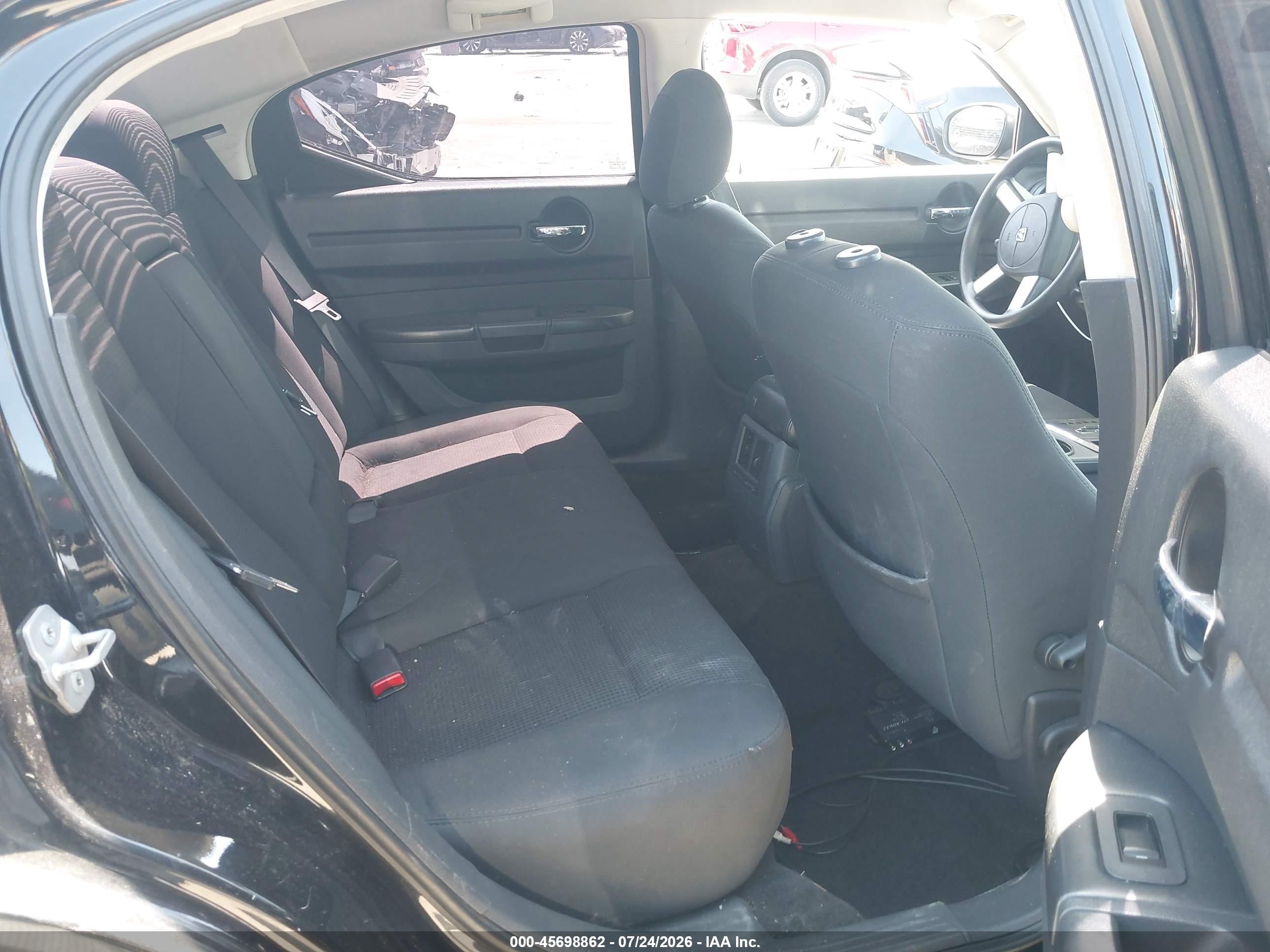 2008 Dodge Charger   Черный vin: 2B3KA43G08H181843