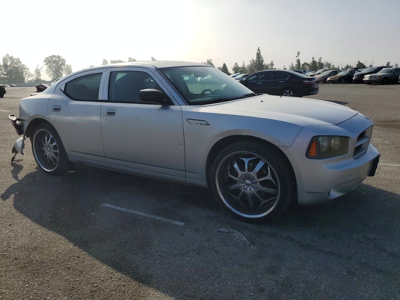 2008 Dodge Charger Silver vin: 2B3KA43G08H196729