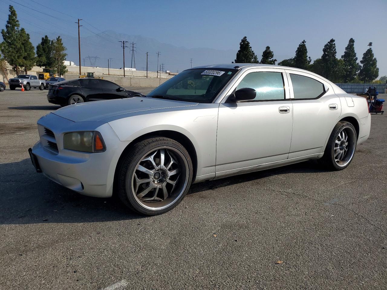 2008 Dodge Charger Silver vin: 2B3KA43G08H196729