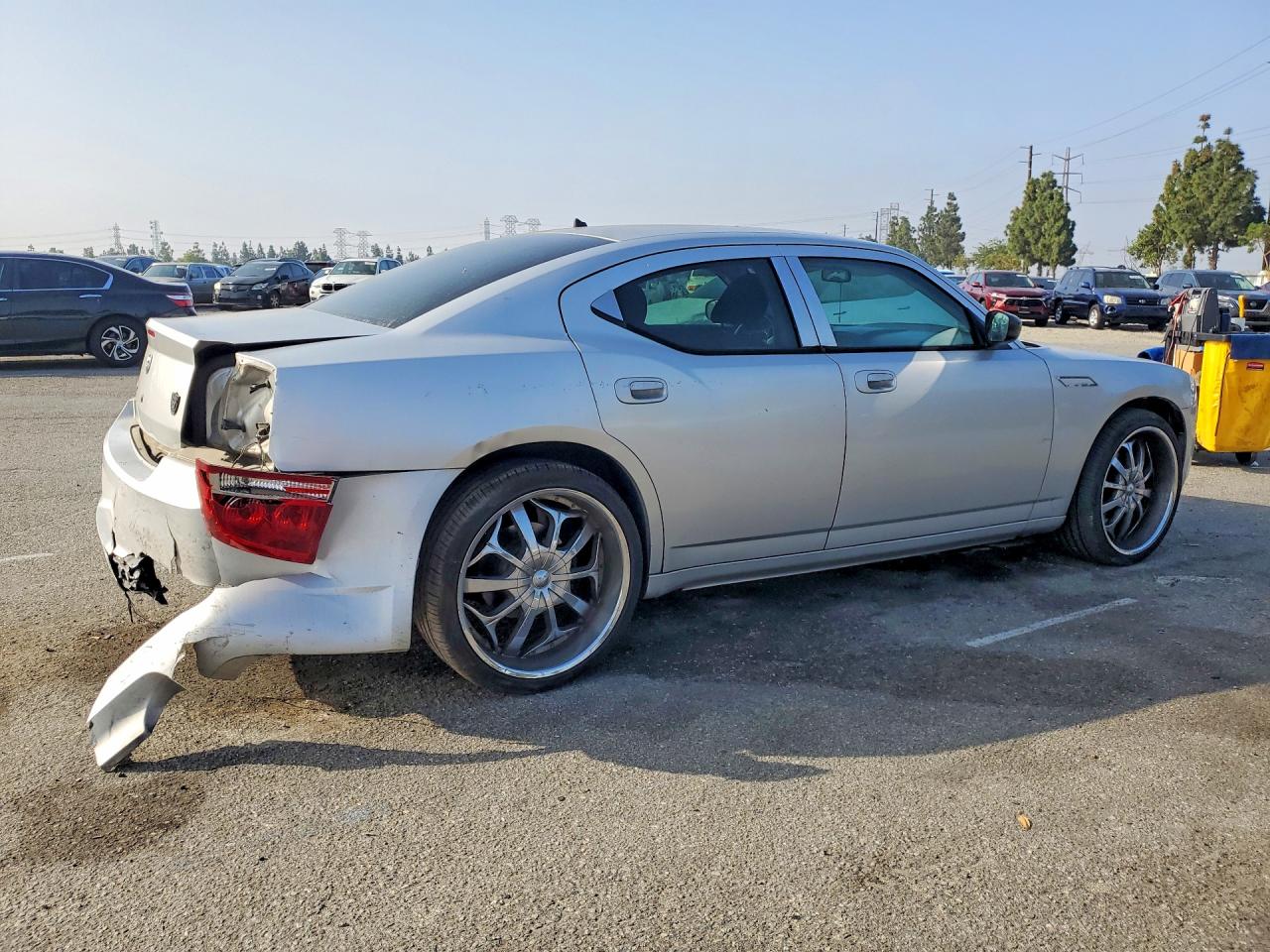 2008 Dodge Charger Silver vin: 2B3KA43G08H196729