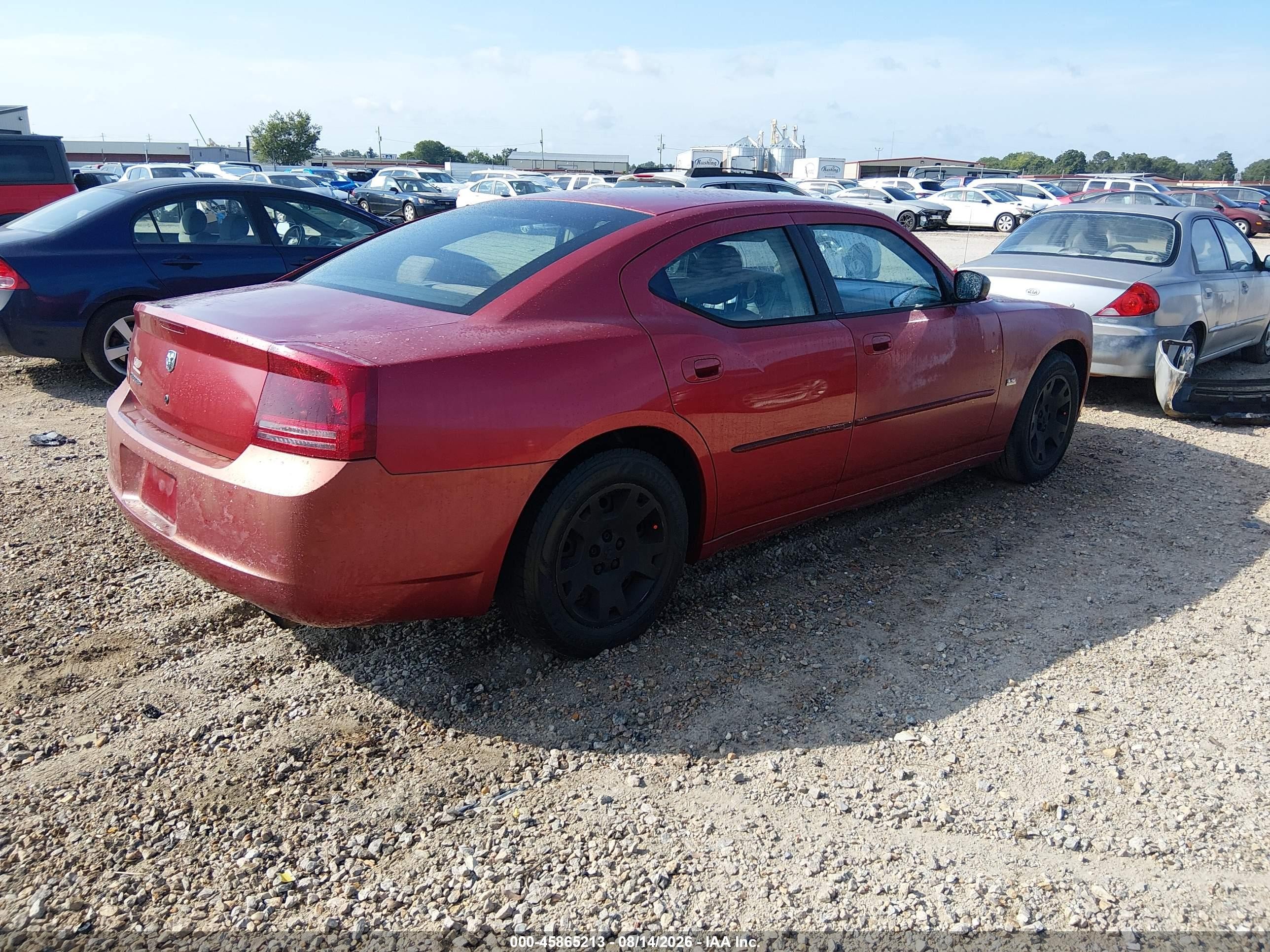 2006 Dodge Charger   Red vin: 2B3KA43G16H506397