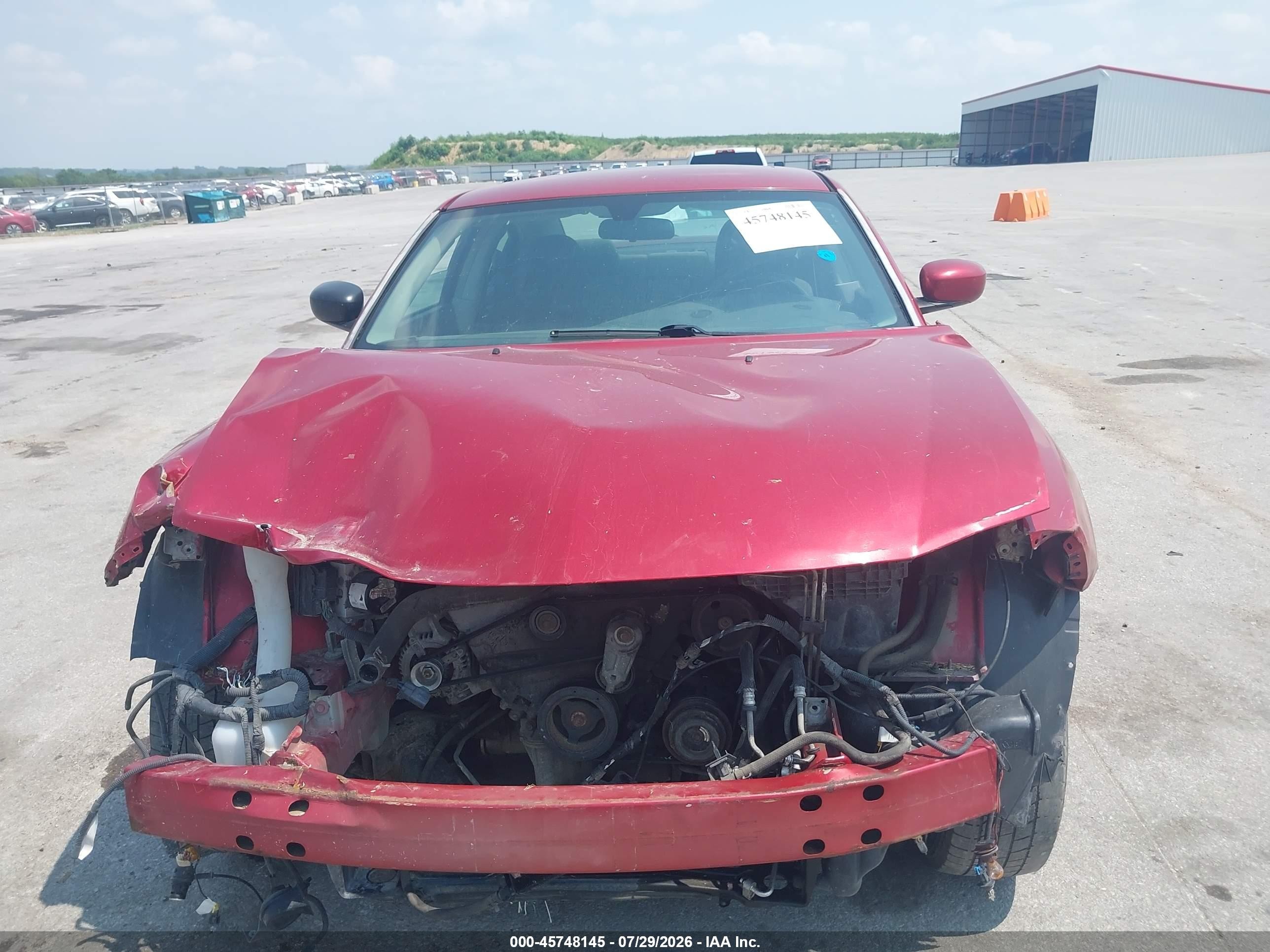 2007 Dodge Charger   Red vin: 2B3KA43G17H719755