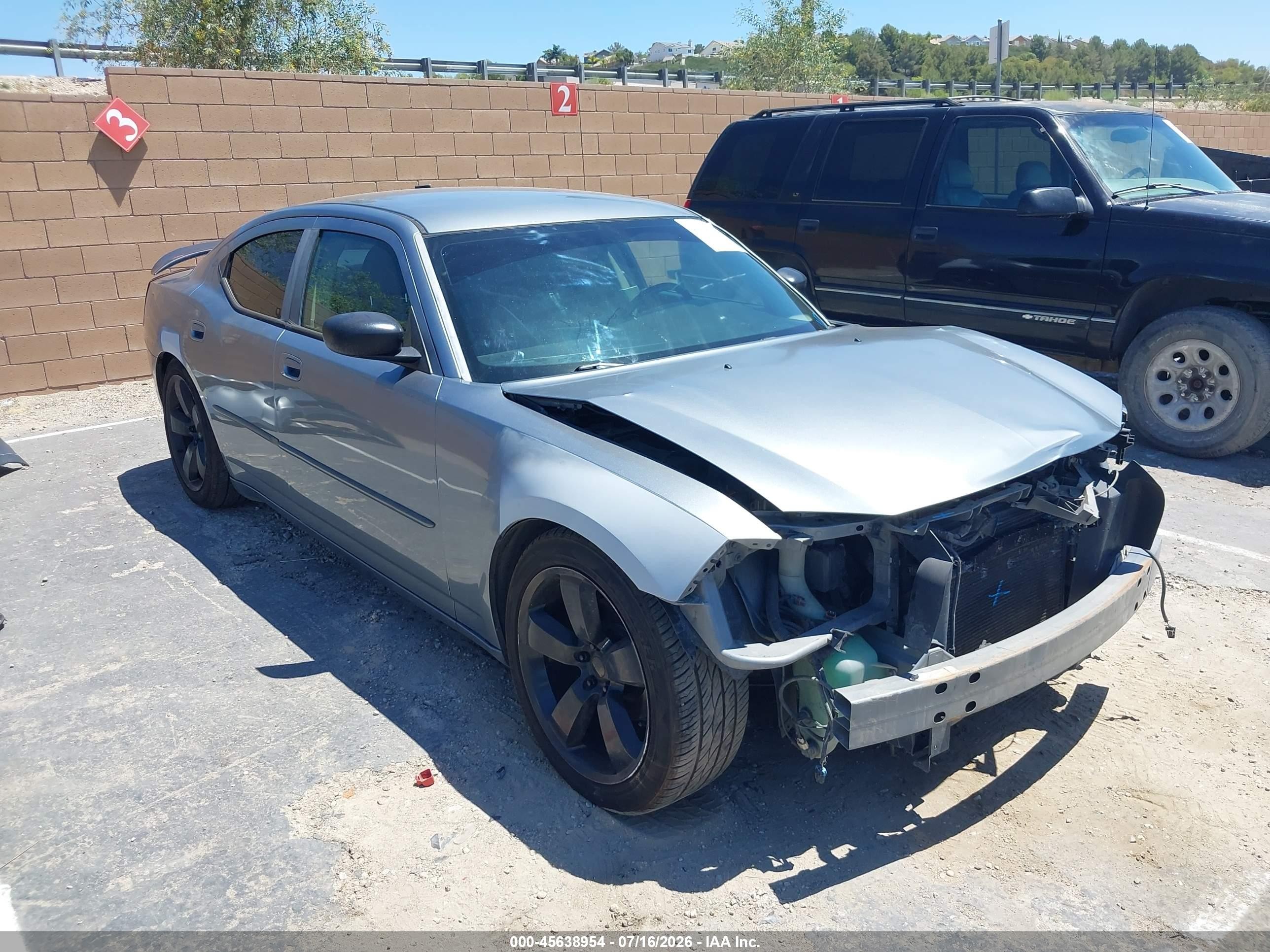 2007 Dodge Charger   Gray vin: 2B3KA43G17H757387