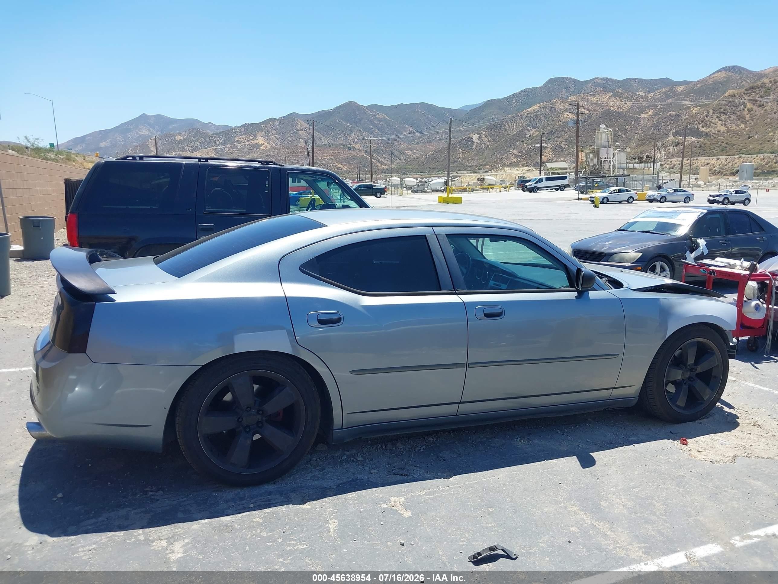 2007 Dodge Charger   Gray vin: 2B3KA43G17H757387