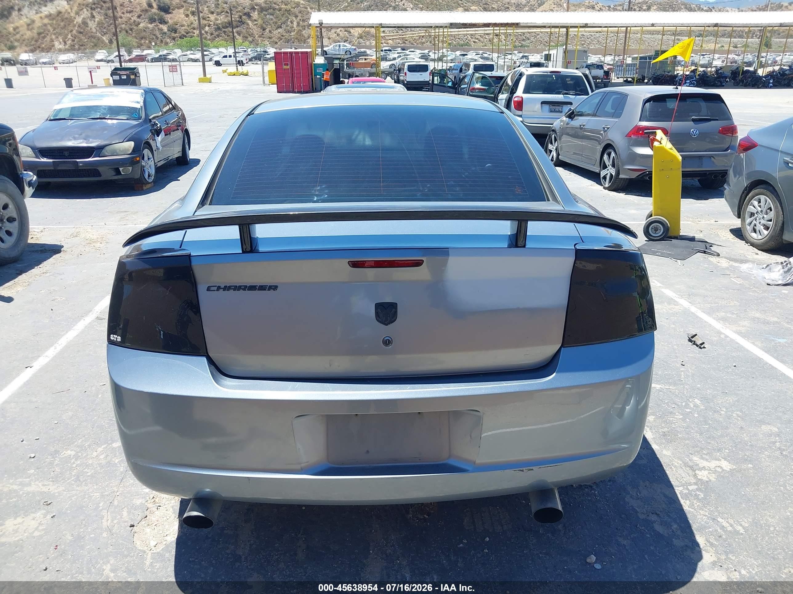 2007 Dodge Charger   Gray vin: 2B3KA43G17H757387