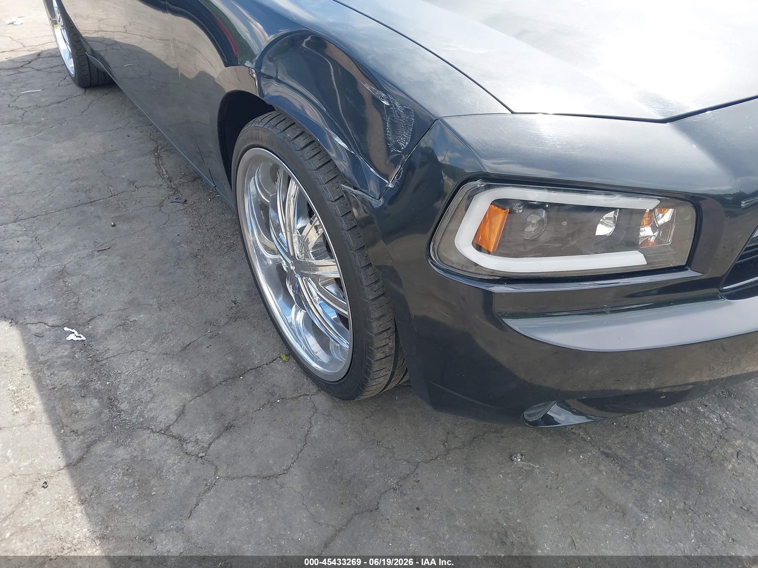 2008 Dodge Charger   Black vin: 2B3KA43G18H173248