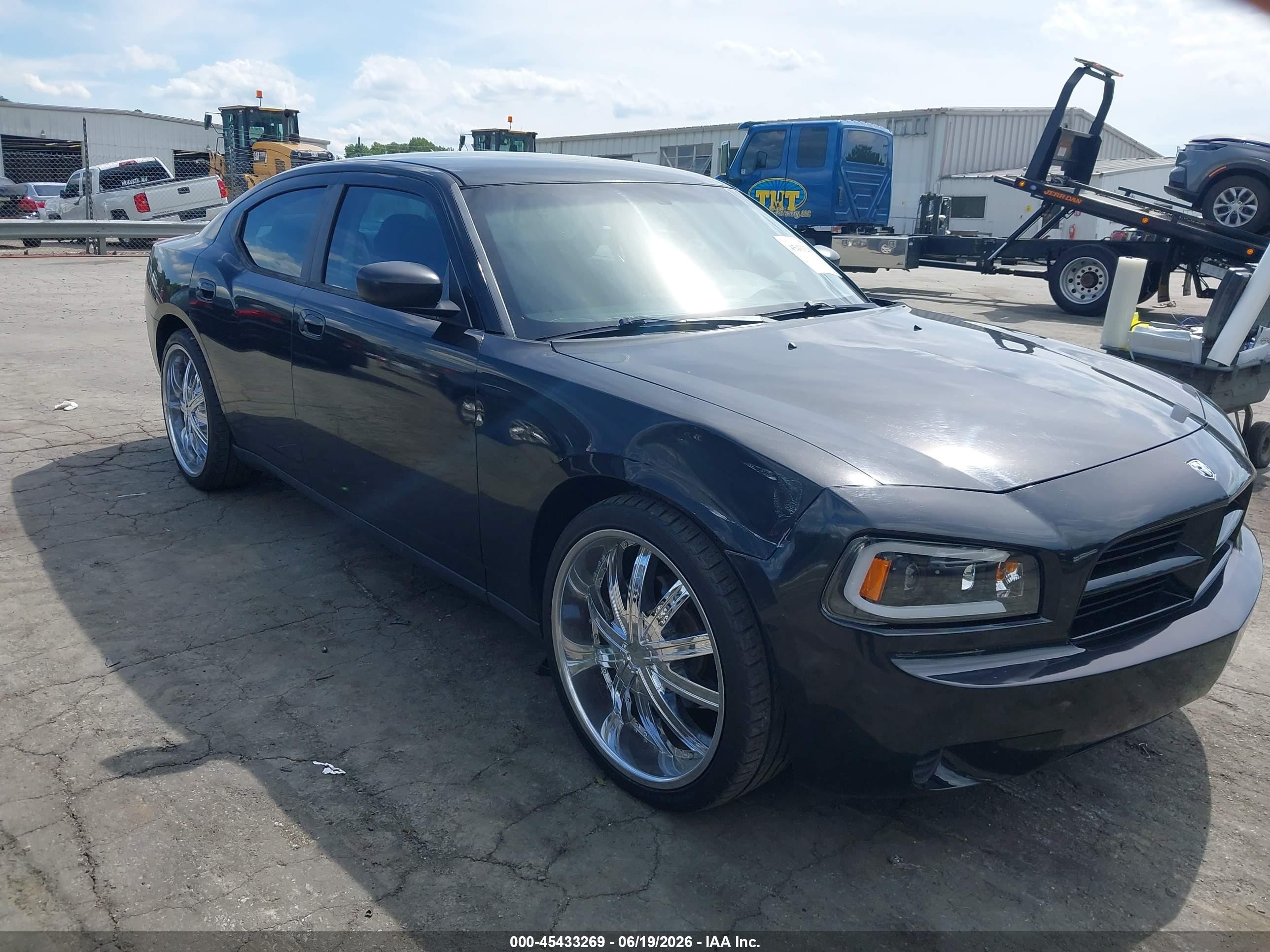 2008 Dodge Charger   Black vin: 2B3KA43G18H173248