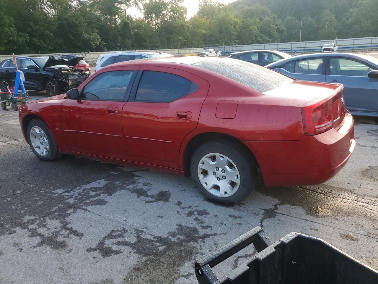 2006 Dodge Charger Se Red vin: 2B3KA43G26H406292