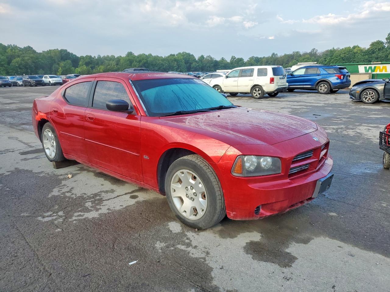 2006 Dodge Charger Se Red vin: 2B3KA43G26H406292