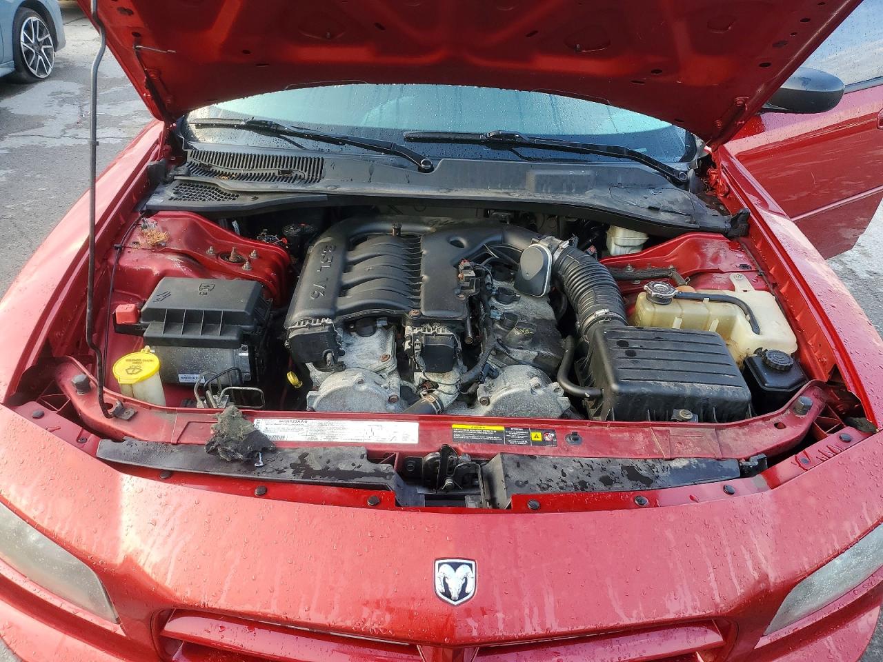 2006 Dodge Charger Se Red vin: 2B3KA43G26H406292