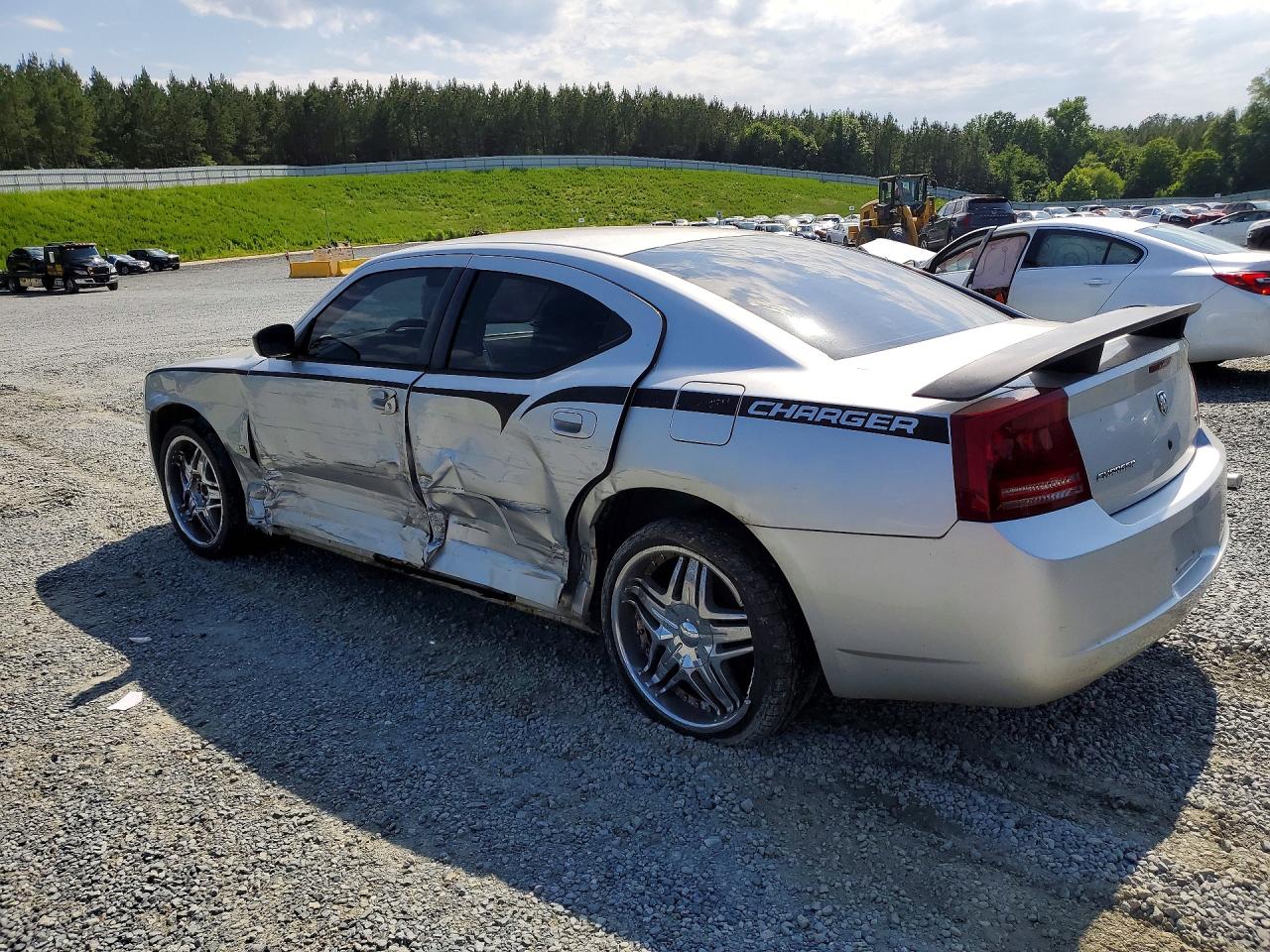 2007 Dodge Charger Se Silver vin: 2B3KA43G27H701569
