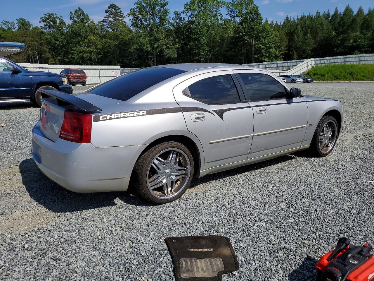 2007 Dodge Charger Se Silver vin: 2B3KA43G27H701569