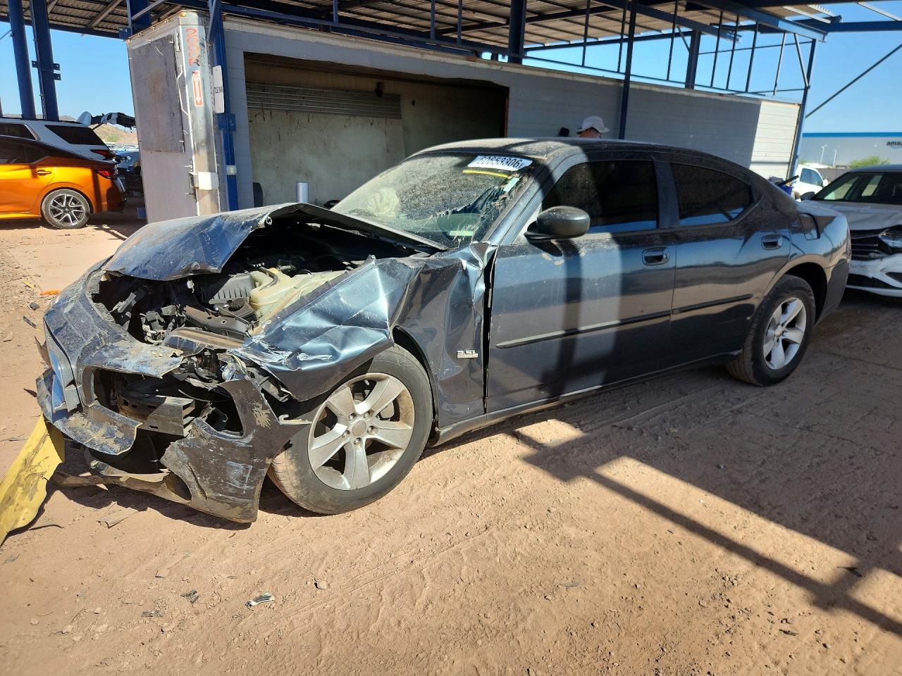 2007 Dodge Charger Se Gray vin: 2B3KA43G27H706951