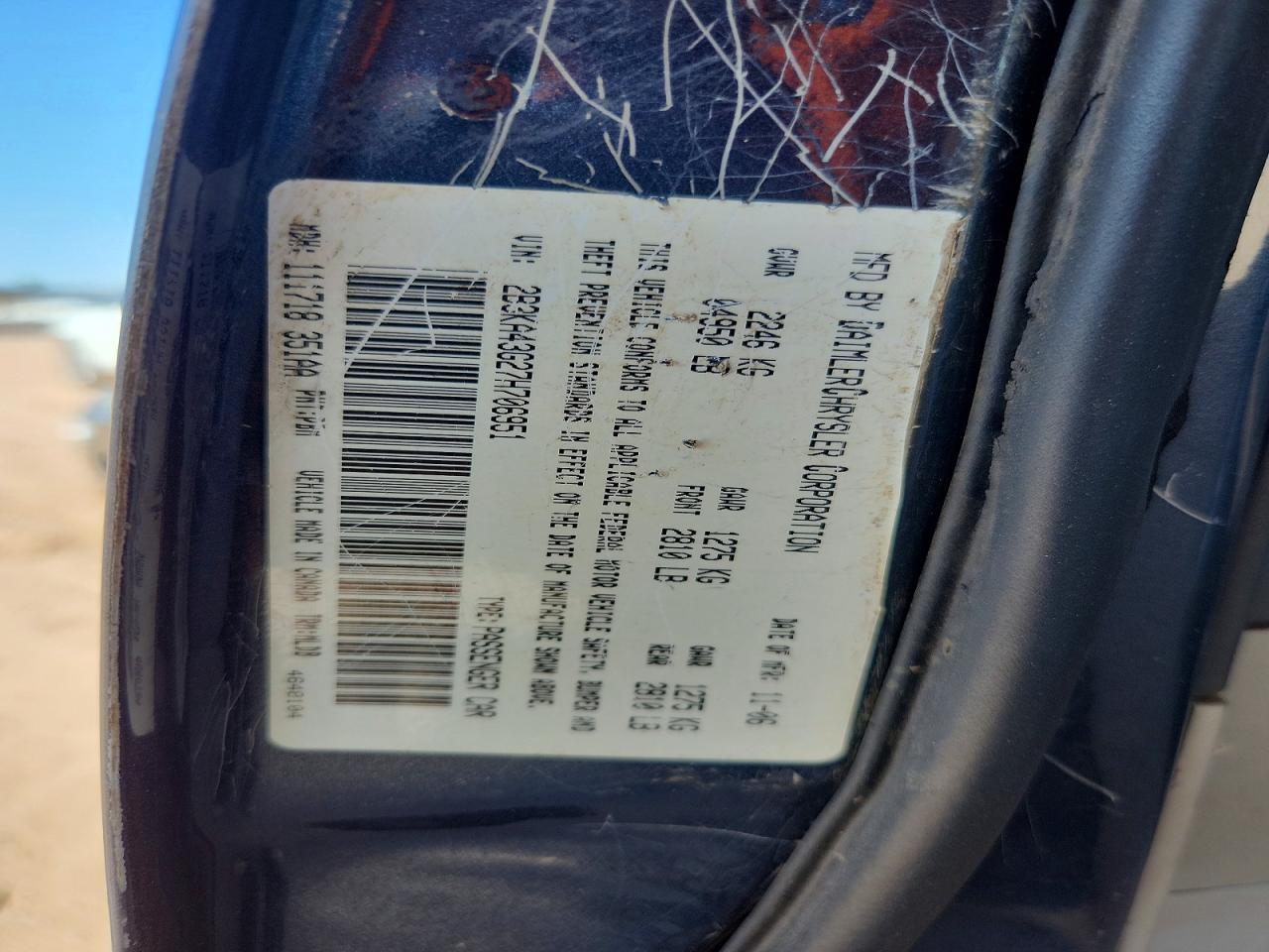 2007 Dodge Charger Se Gray vin: 2B3KA43G27H706951