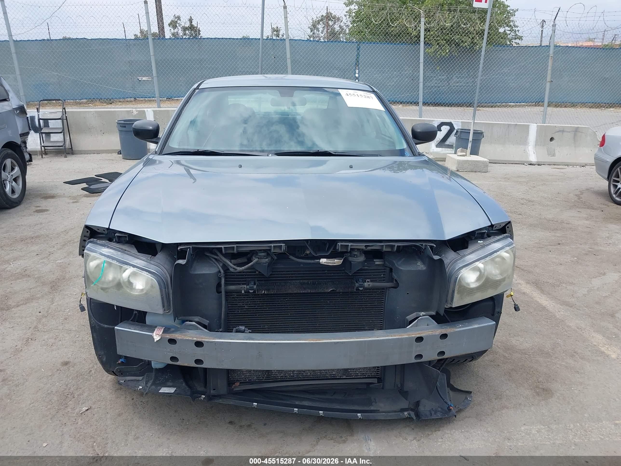 2007 Dodge Charger   Gray vin: 2B3KA43G27H795887