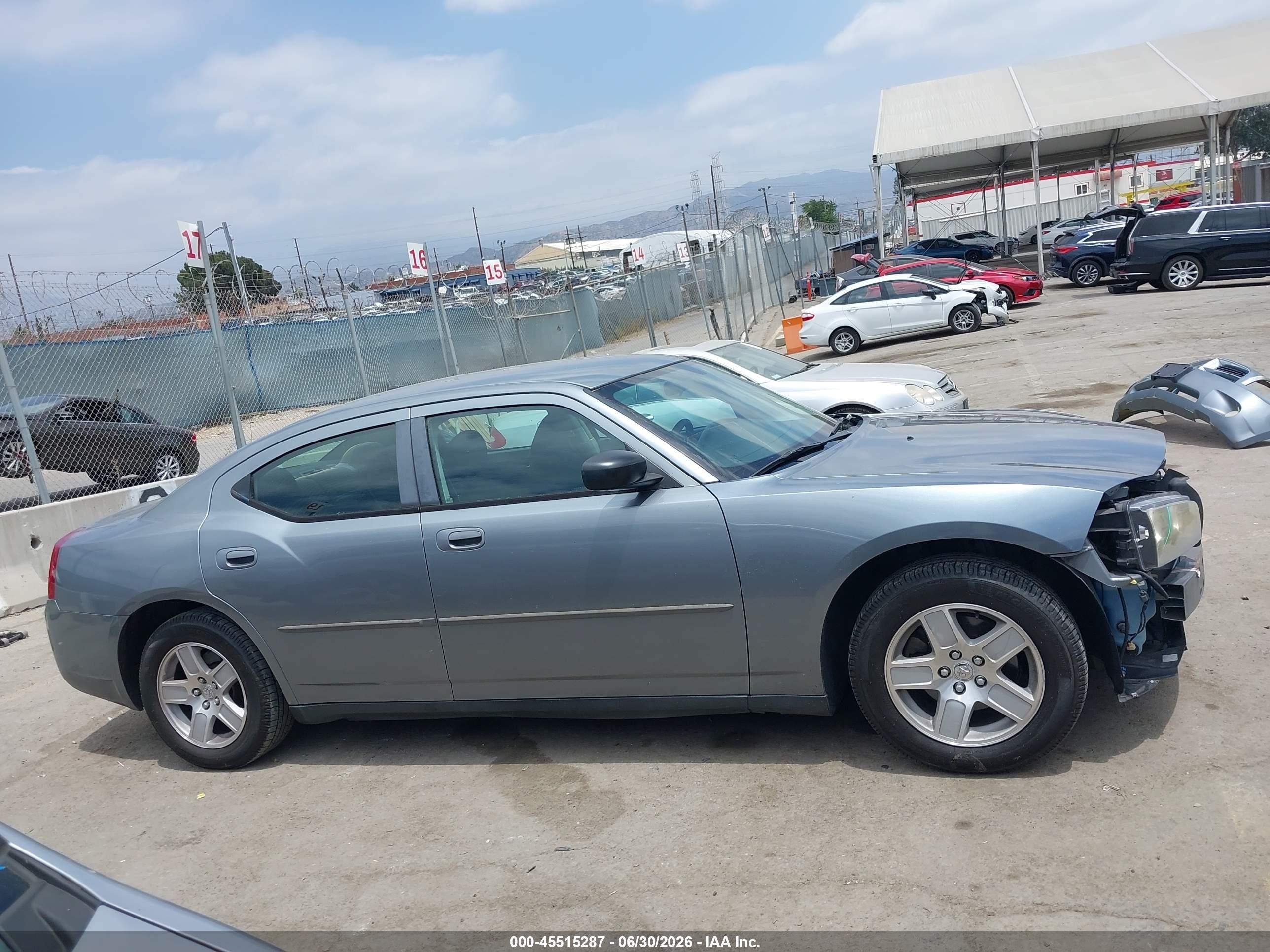2007 Dodge Charger   Gray vin: 2B3KA43G27H795887