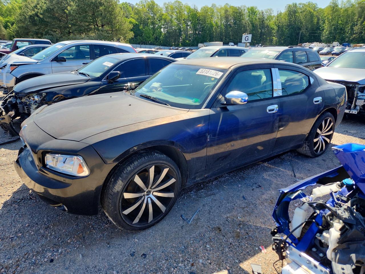 2007 Dodge Charger Se Black vin: 2B3KA43G27H814194