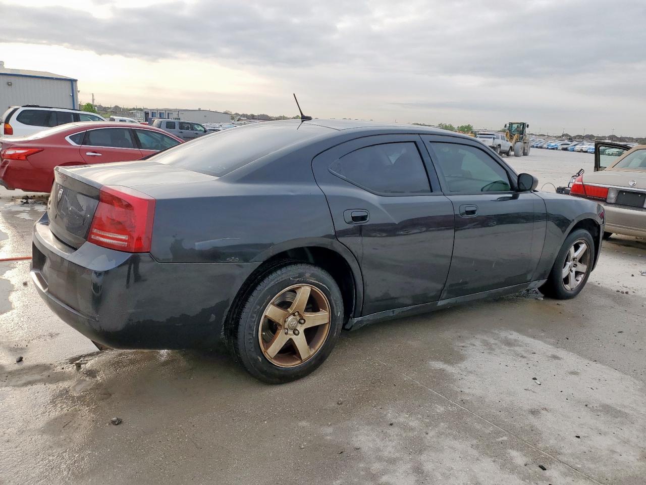 2008 Dodge Charger Black vin: 2B3KA43G28H181262
