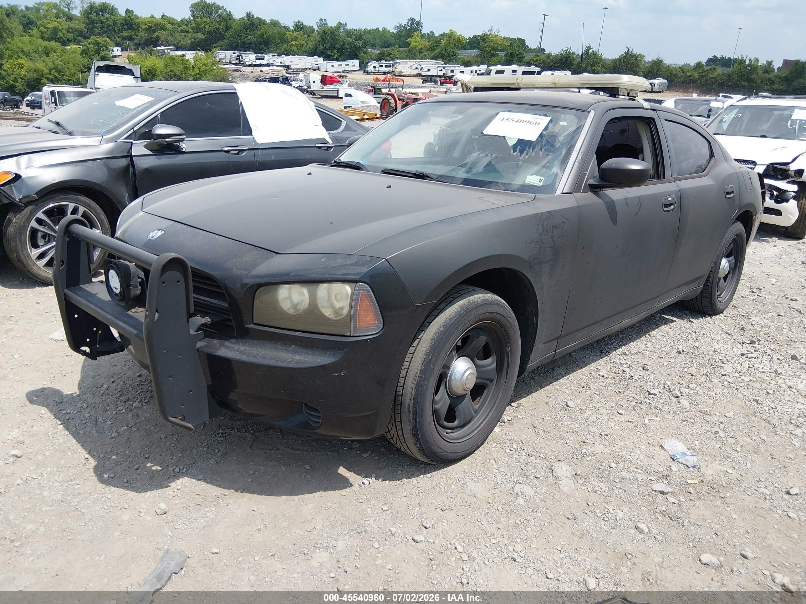 2008 Dodge Charger   Black vin: 2B3KA43G28H279742