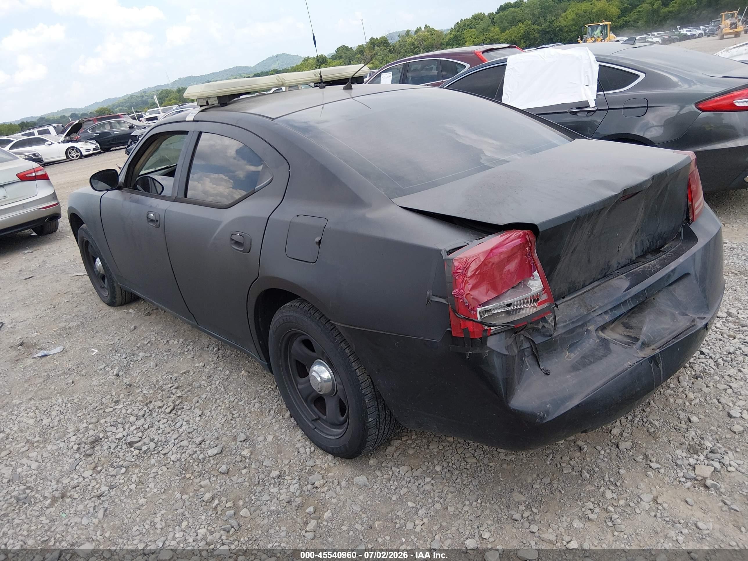 2008 Dodge Charger   Black vin: 2B3KA43G28H279742
