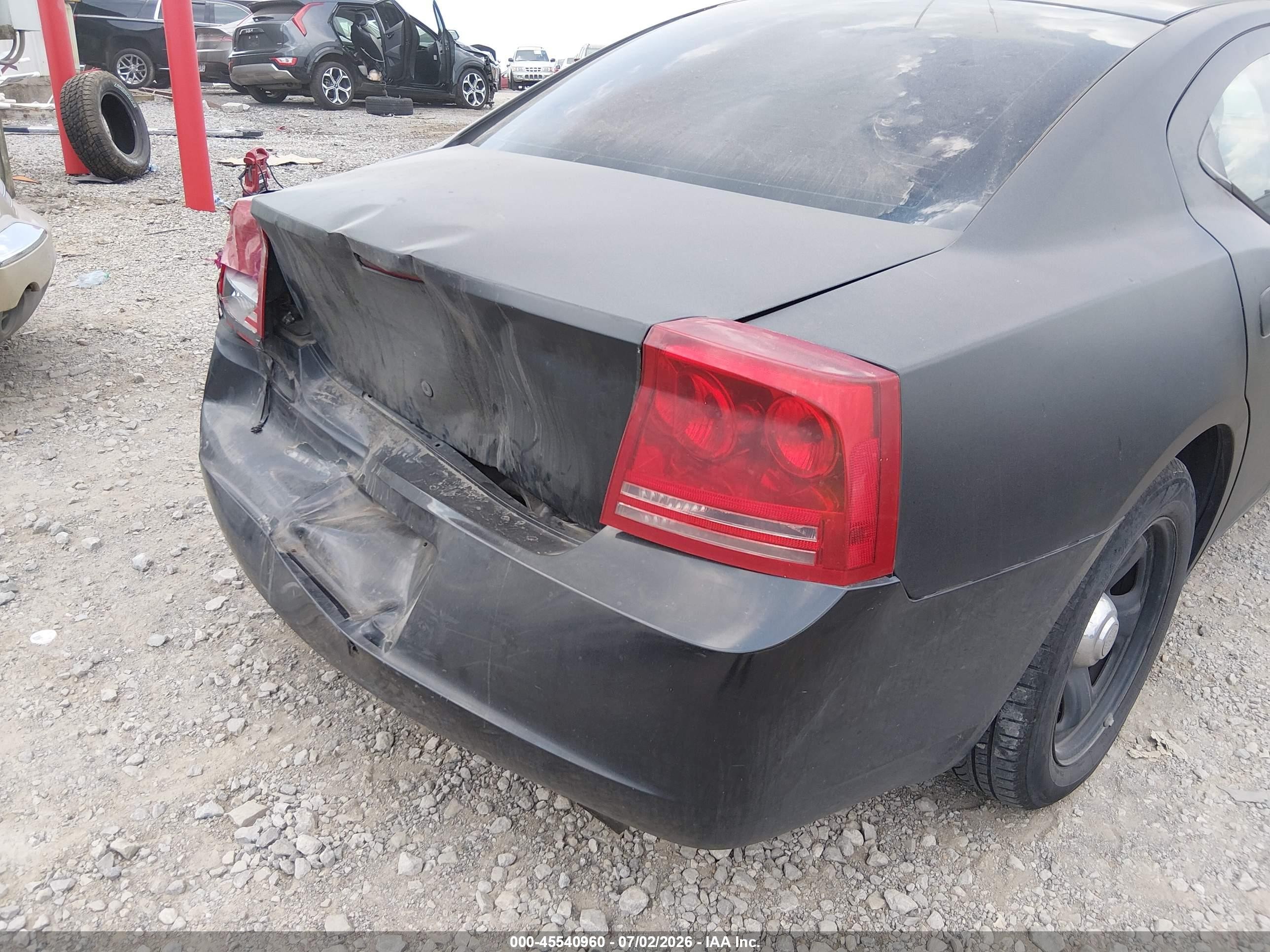 2008 Dodge Charger   Black vin: 2B3KA43G28H279742