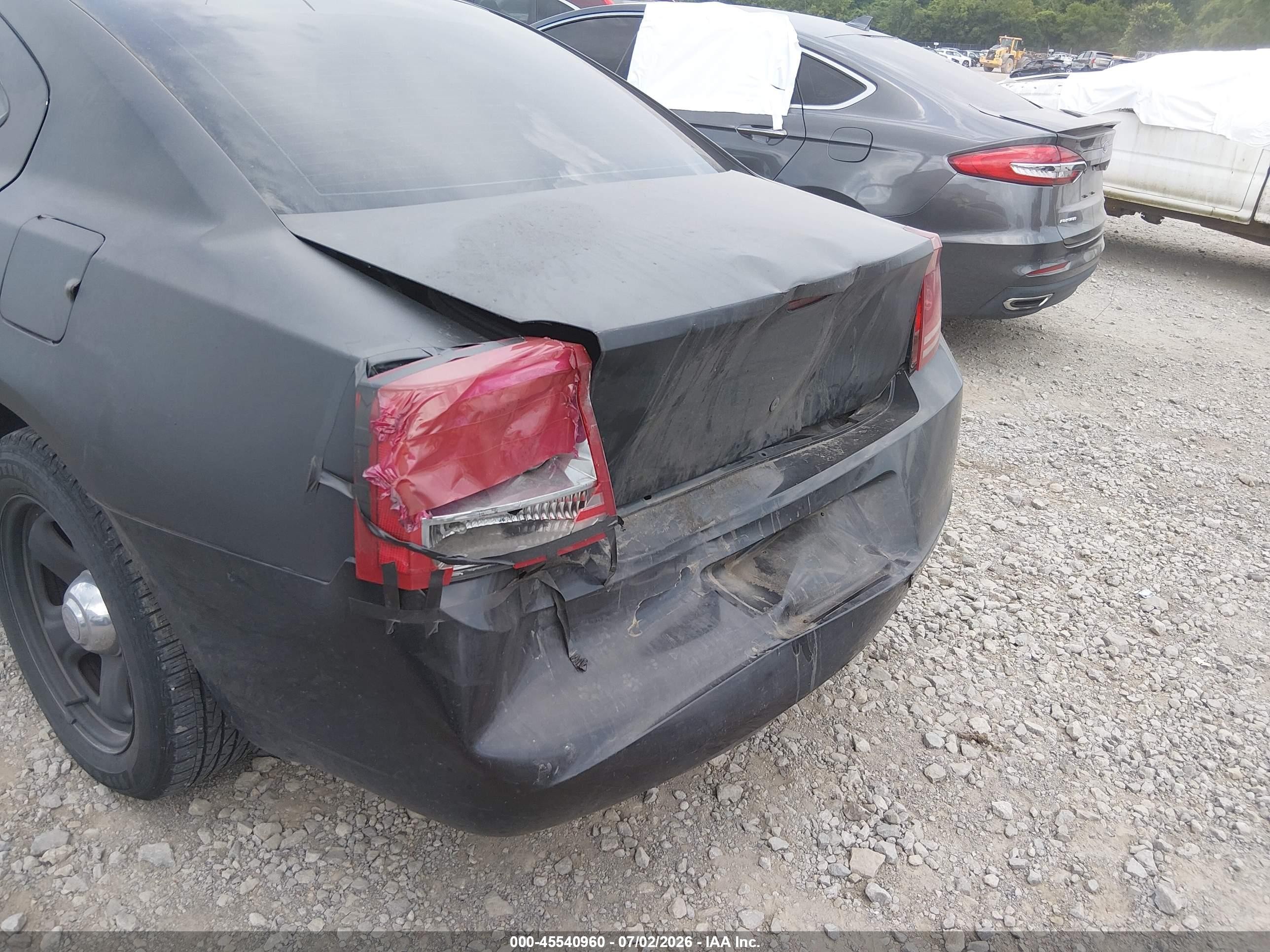 2008 Dodge Charger   Black vin: 2B3KA43G28H279742
