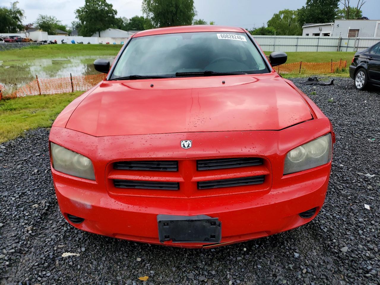 2008 Dodge Charger Red vin: 2B3KA43G28H323254