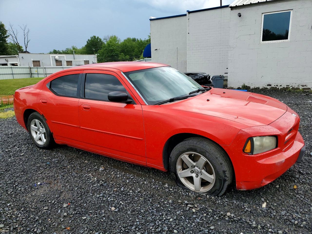 2008 Dodge Charger Red vin: 2B3KA43G28H323254