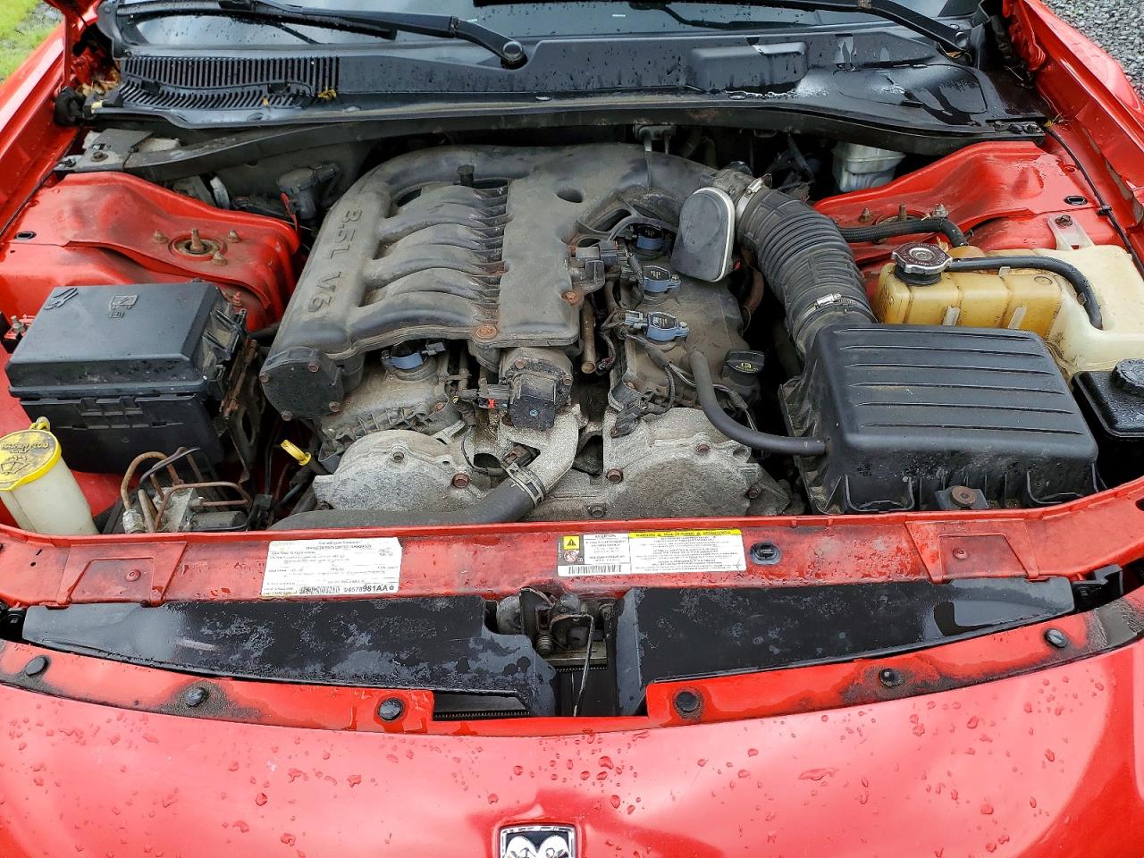 2008 Dodge Charger Red vin: 2B3KA43G28H323254