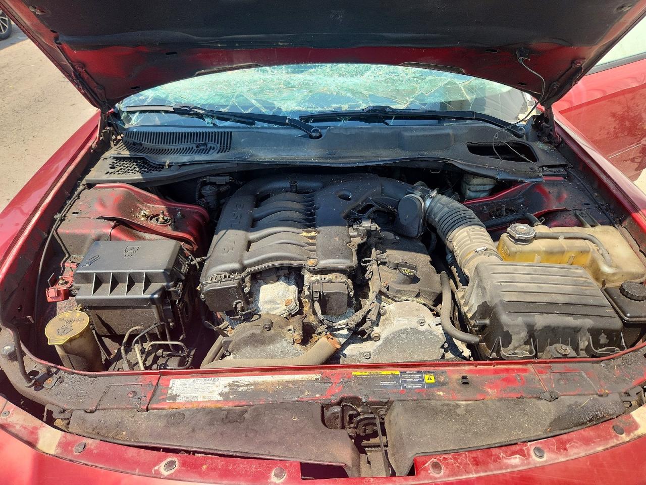 2006 Dodge Charger Se Red vin: 2B3KA43G36H259674