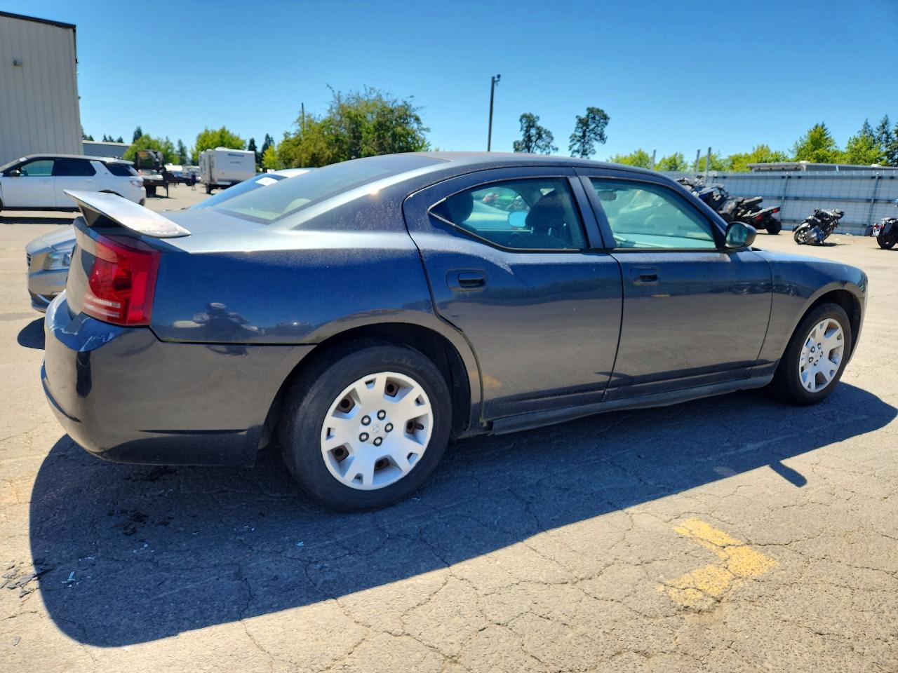 2007 Dodge Charger Se Gray vin: 2B3KA43G37H825981