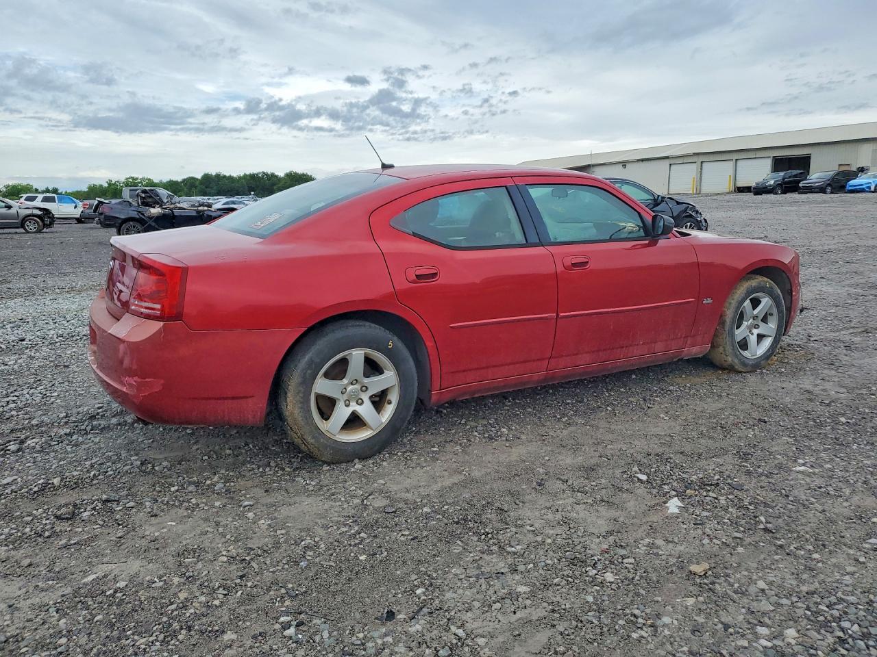 2008 Dodge Charger Red vin: 2B3KA43G38H220005